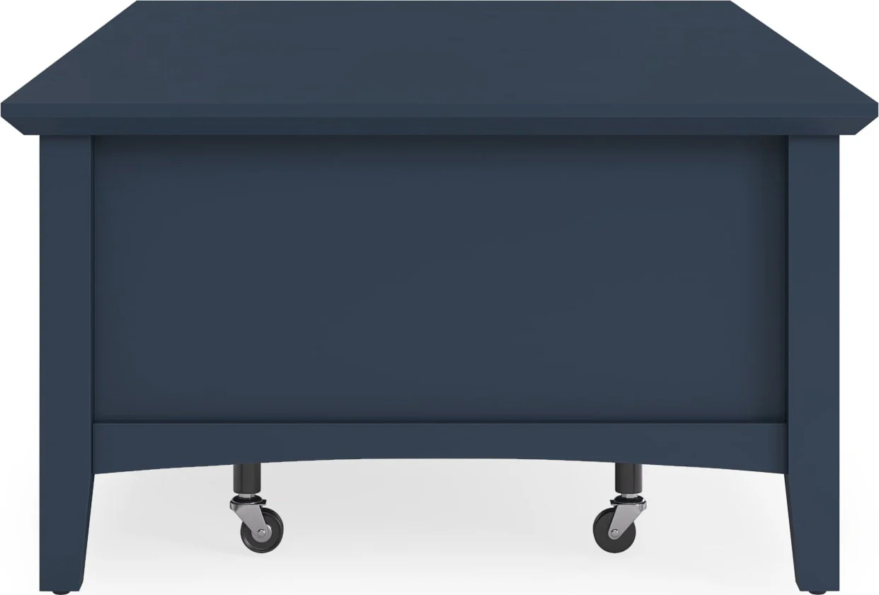 Grace Blueberry Rectangle Coffee Table - Image 5
