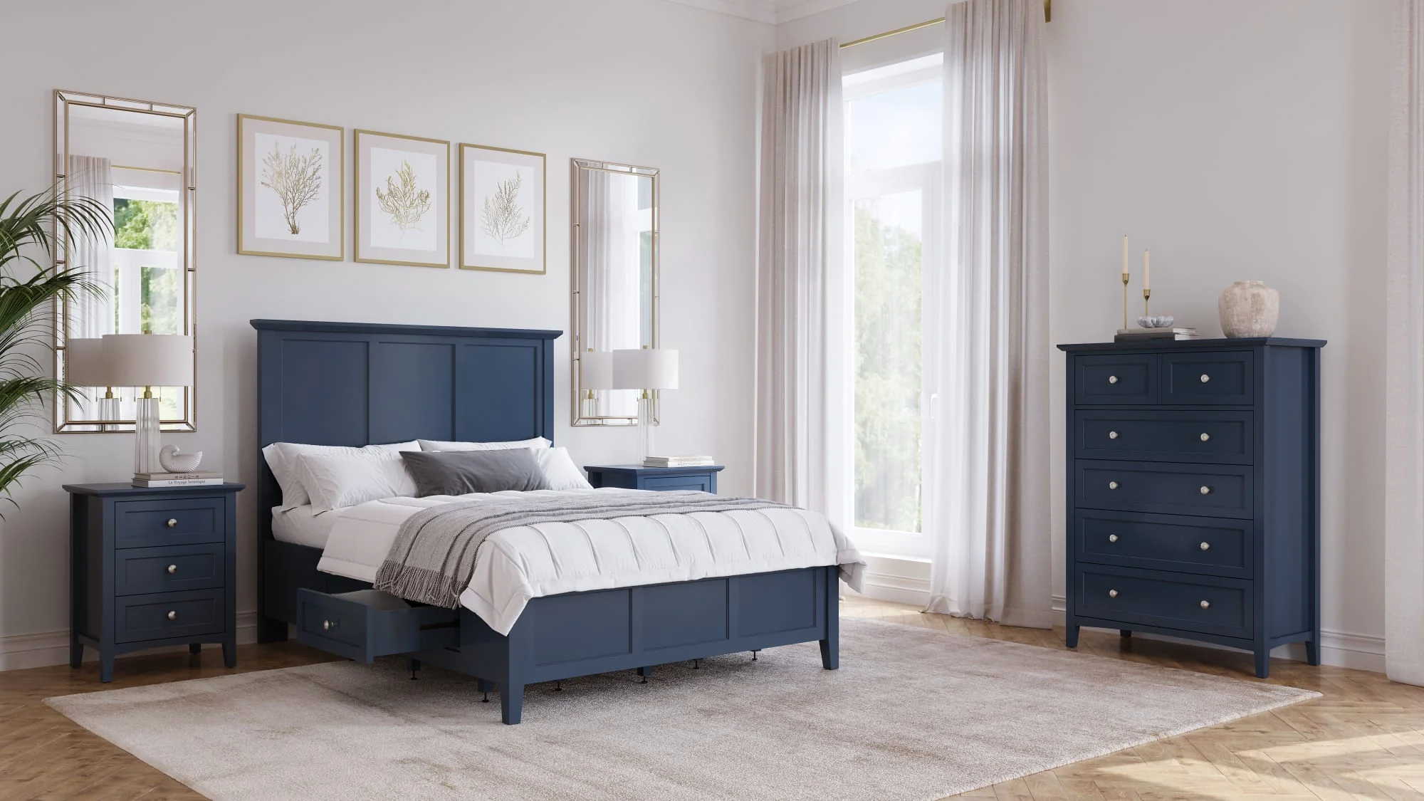 Grace Blueberry Twin Storage Bed - Image 10