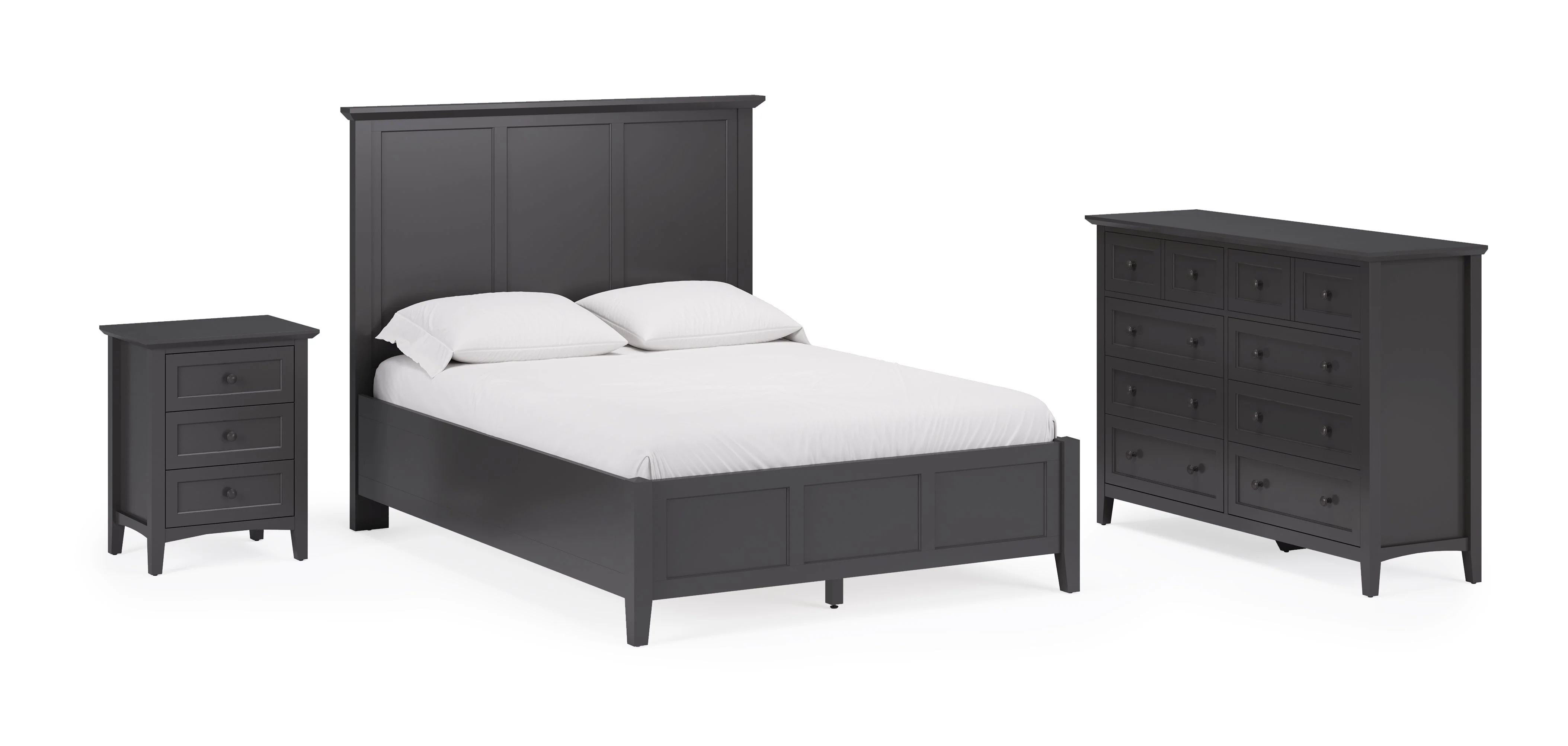 Grace Eight Drawer Dresser in Raven Black - Image 11