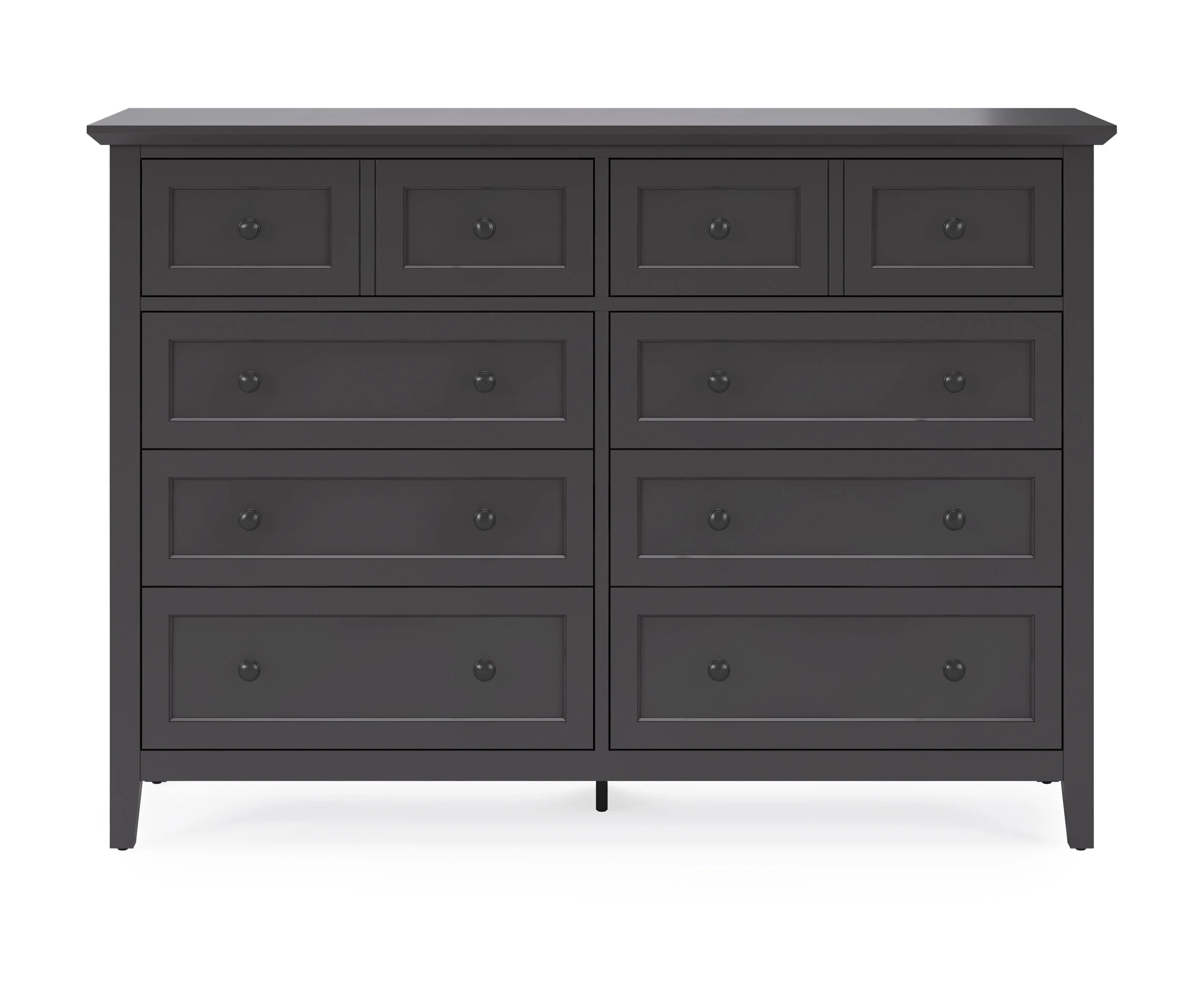 Grace Eight Drawer Dresser in Raven Black - Image 3