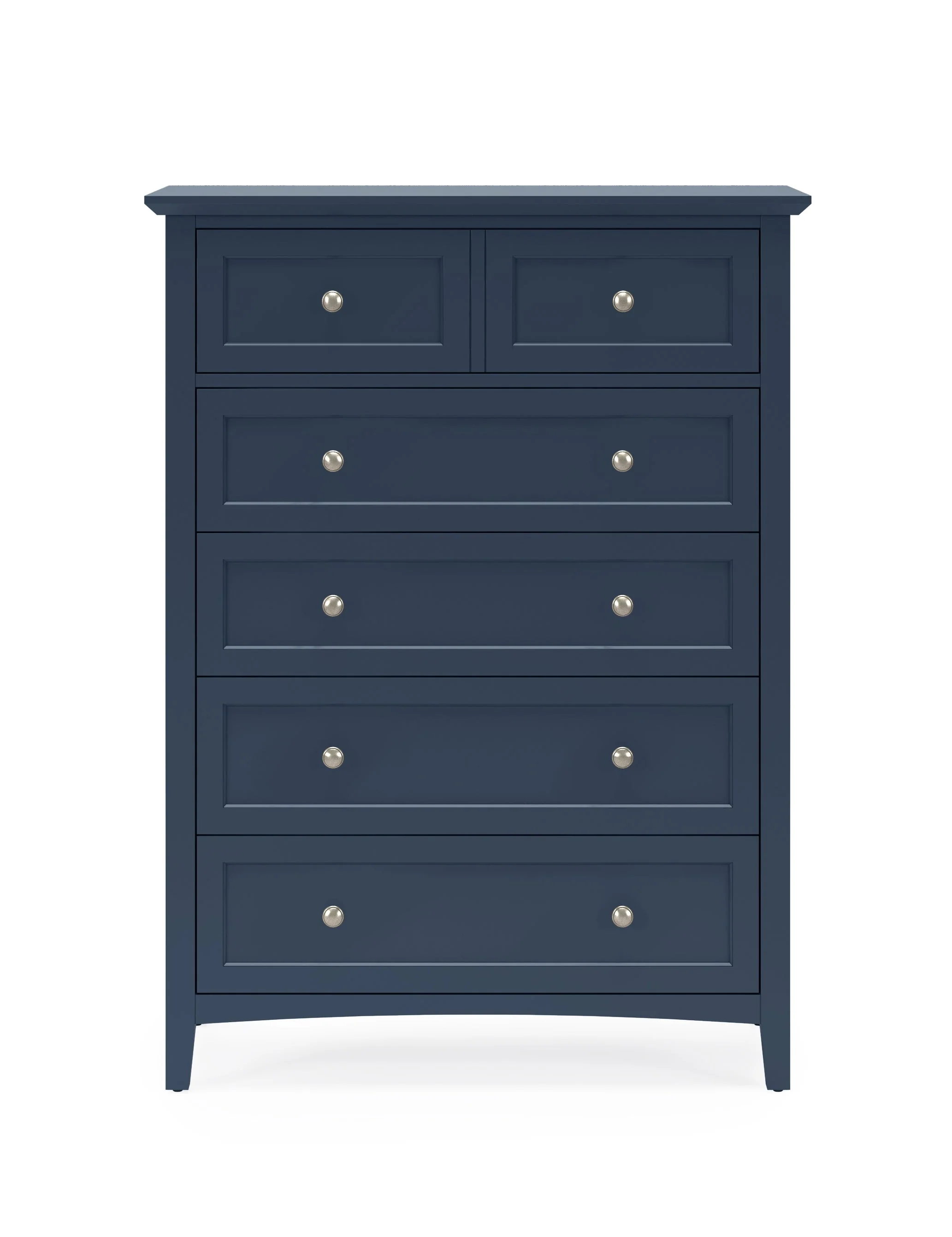 Grace Five Drawer Chest in Blueberry - Image 2