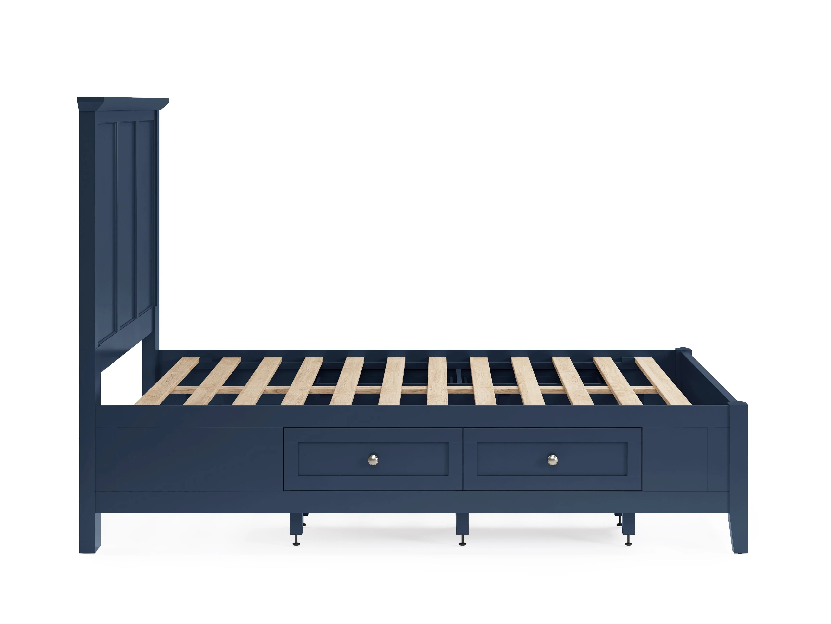 Grace Four Drawer California King Platform Storage Bed in Blueberry - Image 8