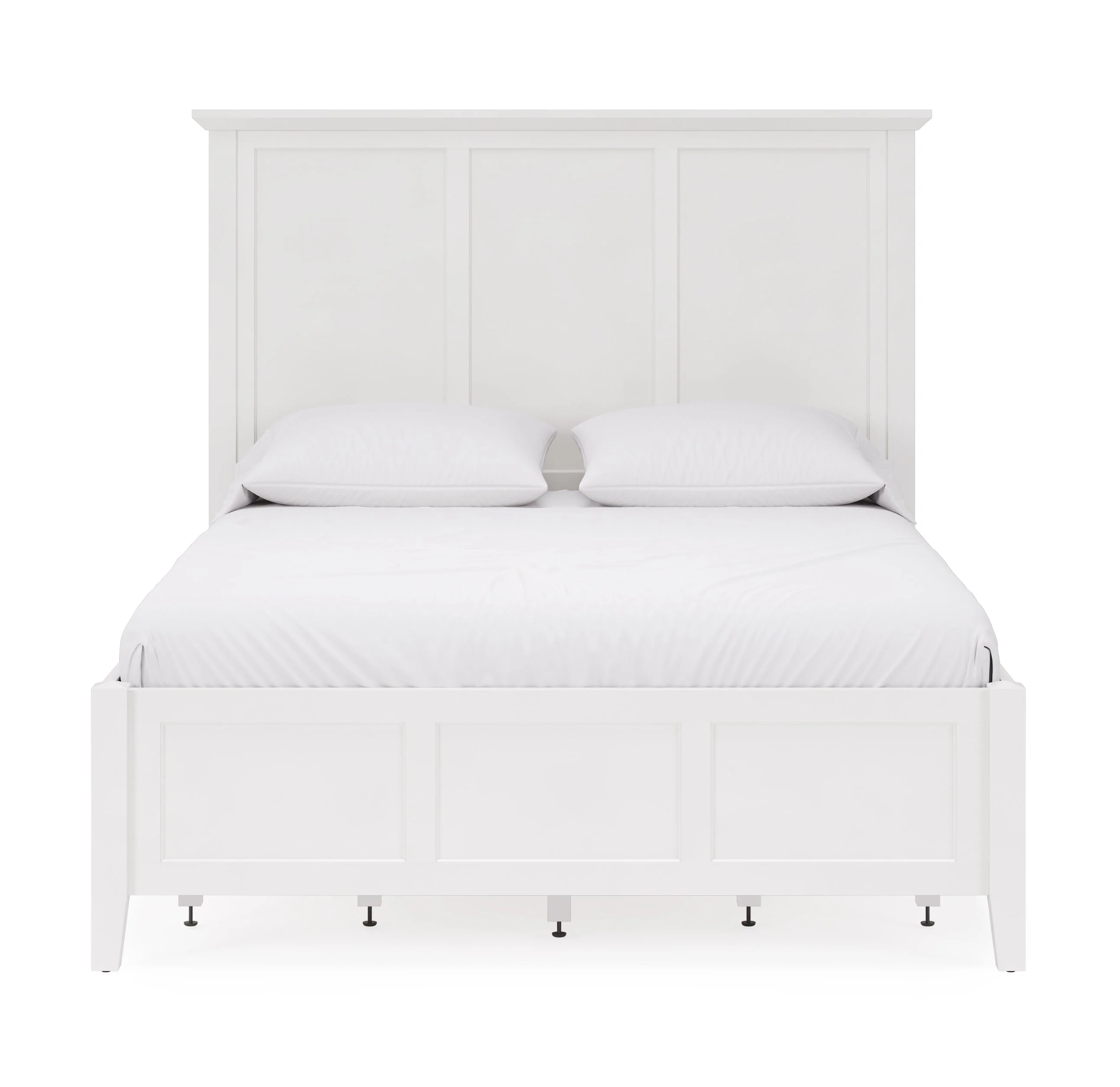 Grace Four Drawer Eastern King Platform Storage Bed in Snowfall White - Image 8