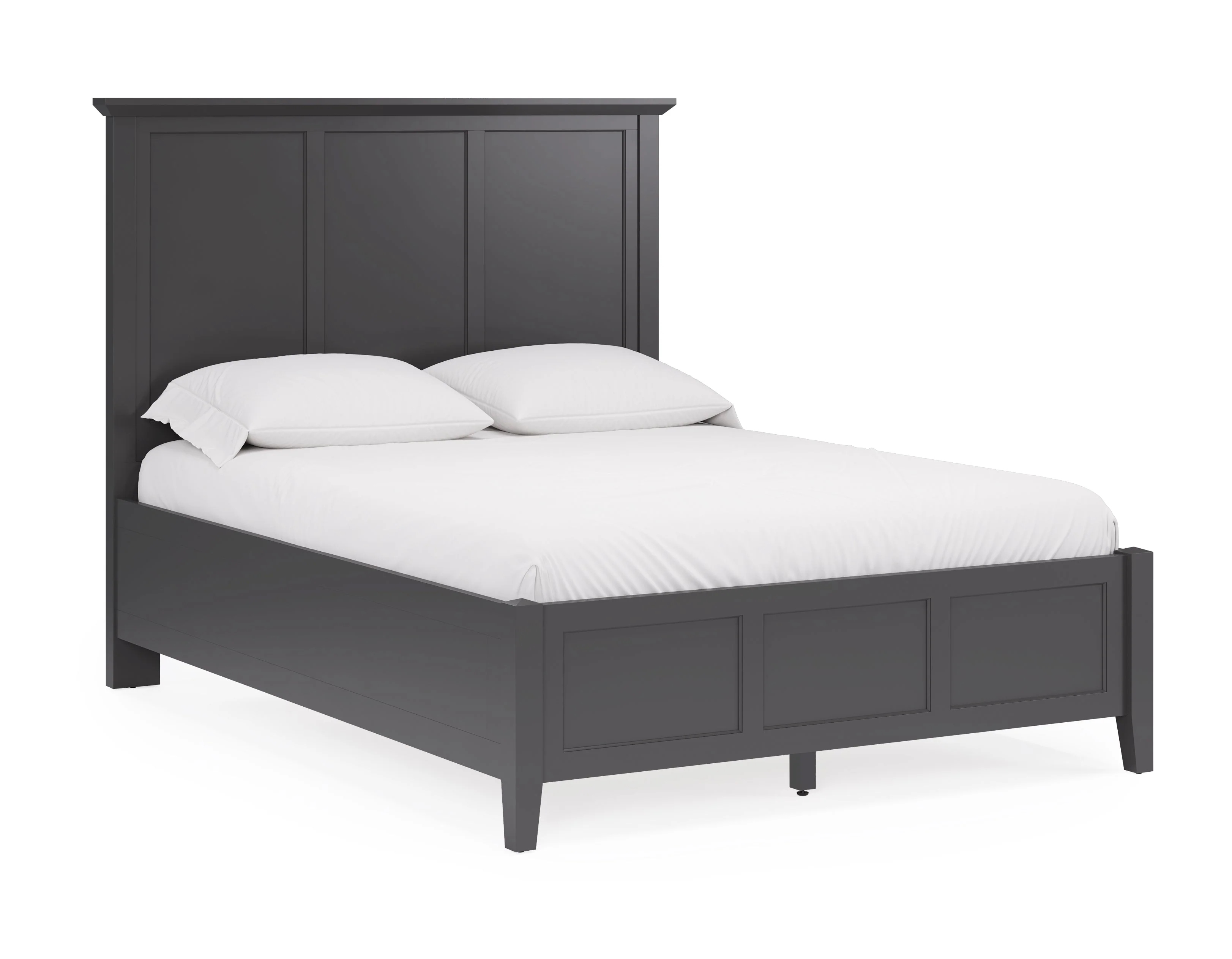 Grace Three California King Panel Bed in Raven Black - Image 5