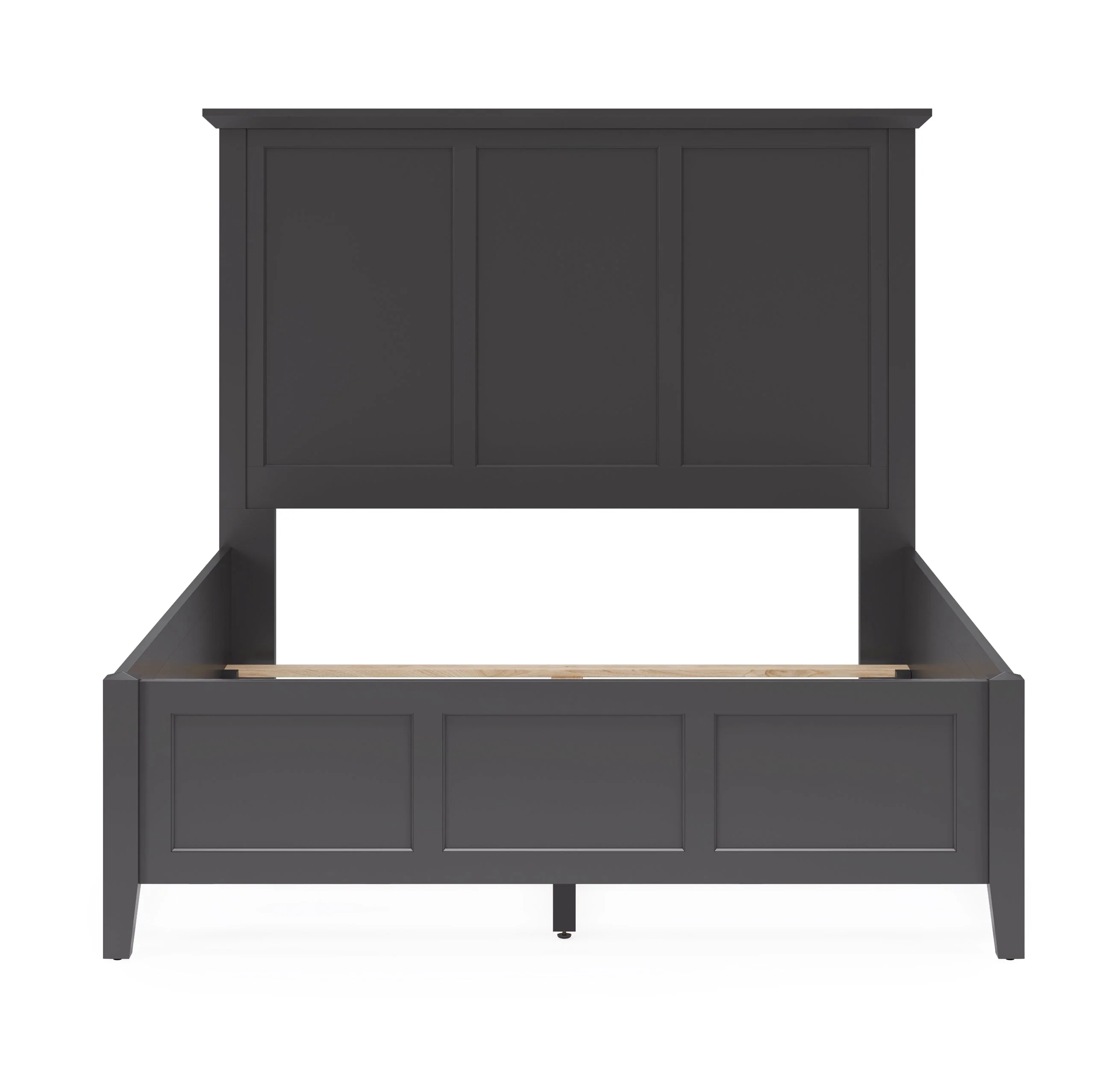 Grace Three California King Panel Bed in Raven Black - Image 6