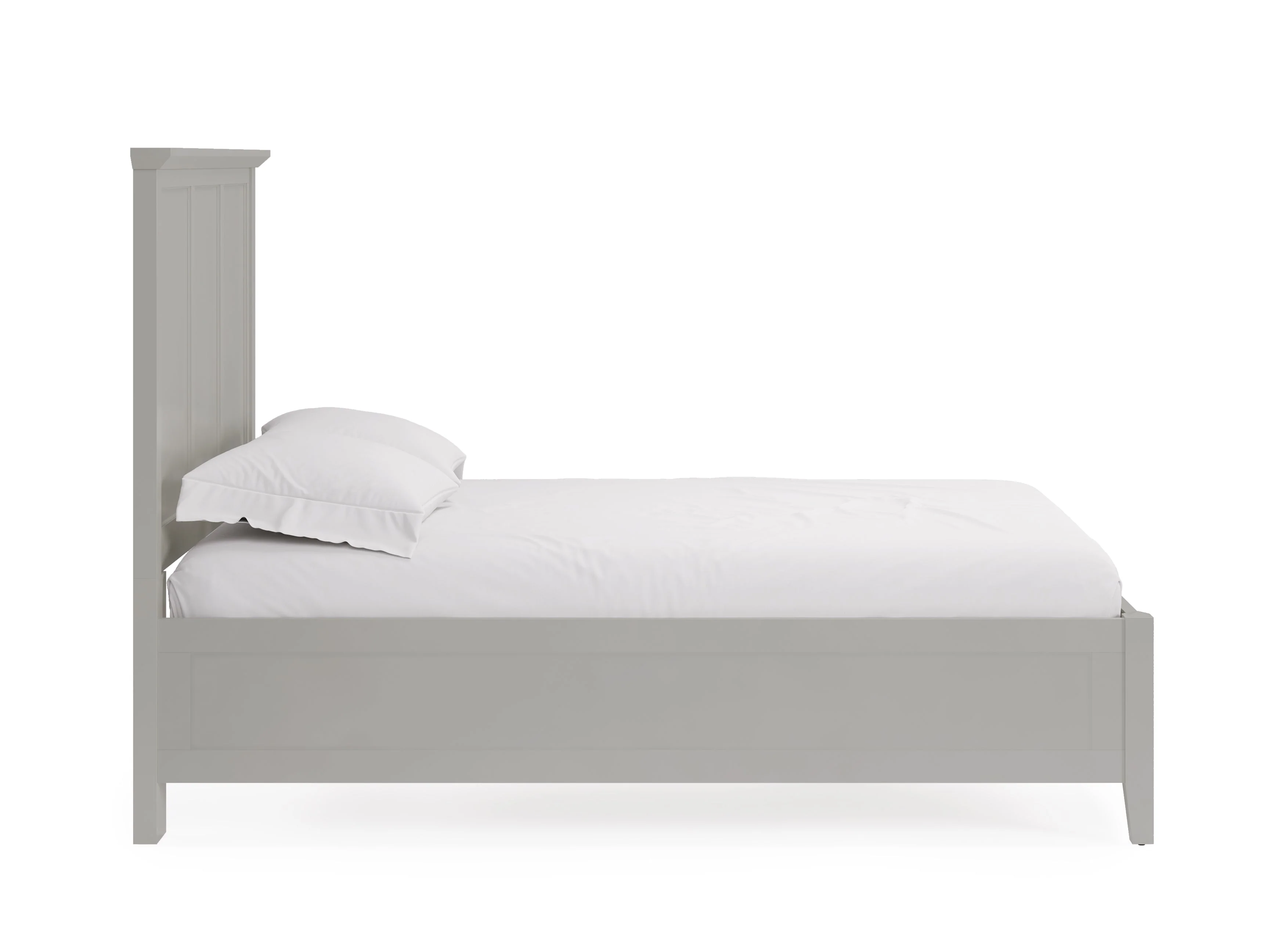 Grace Three Eastern King Panel Bed in Elephant Grey - Image 4