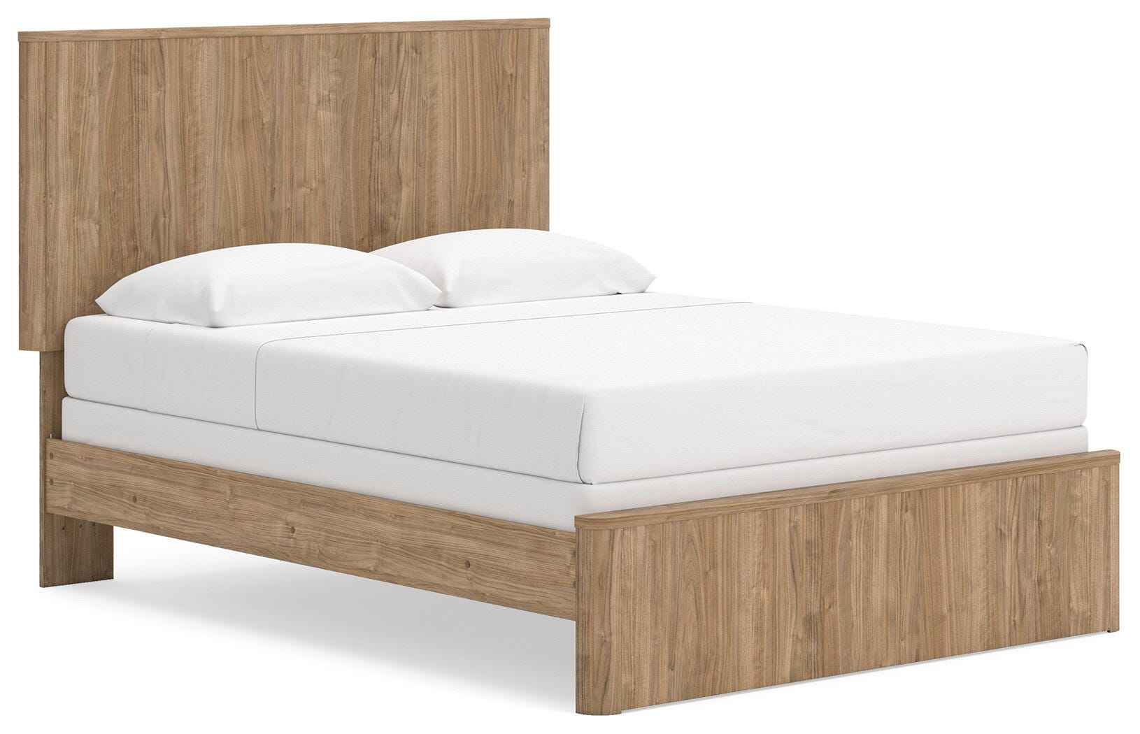 Gramburg Warm Natural Brown Queen Panel Bed - Image 2
