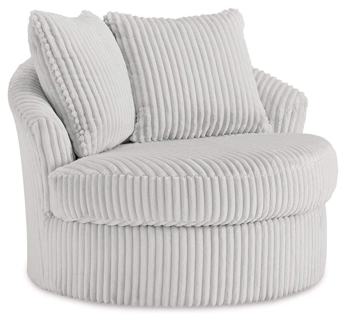 Gramwell Alloy Oversized Swivel Accent Chair - Image 2