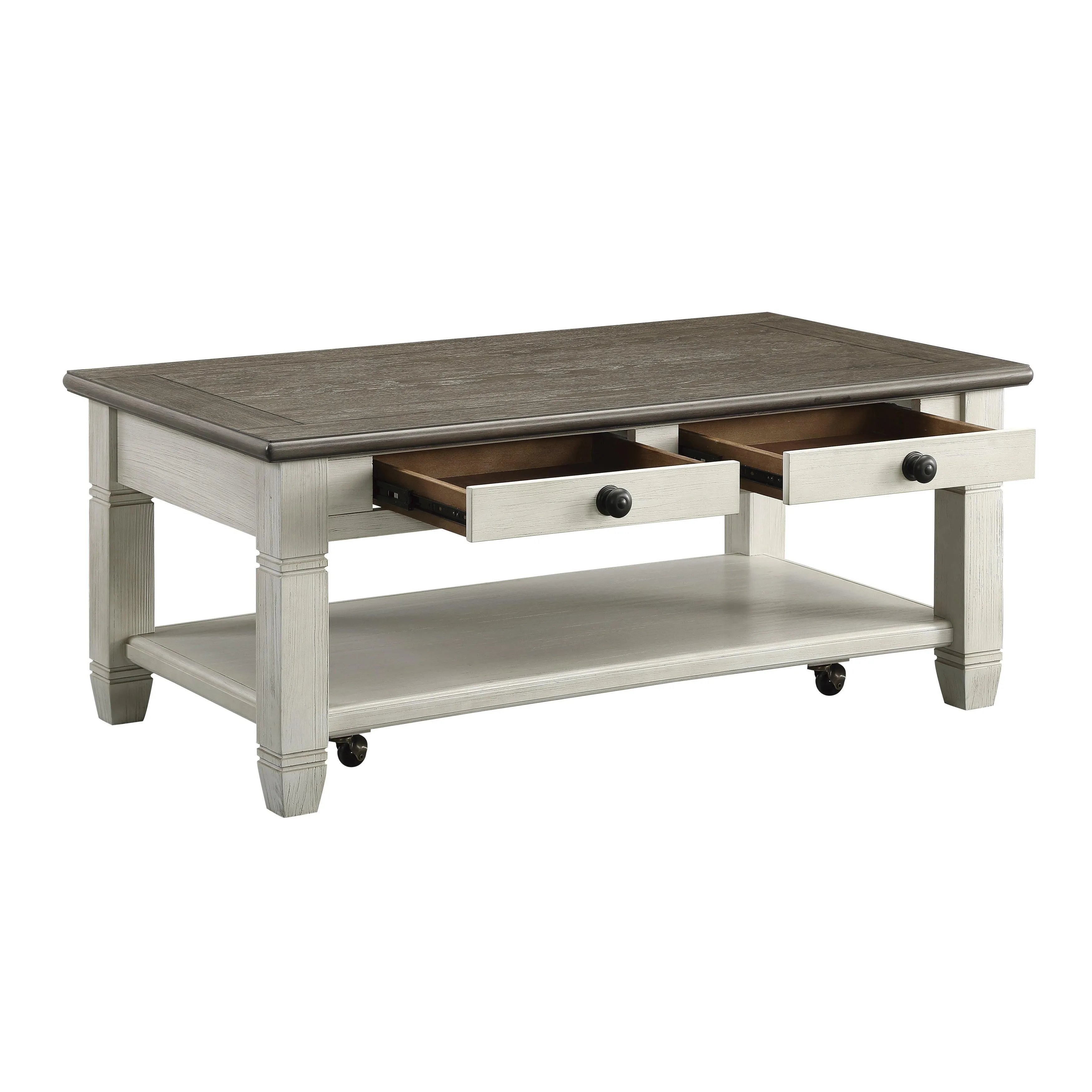 Granby Antique White Cocktail Table - Image 3