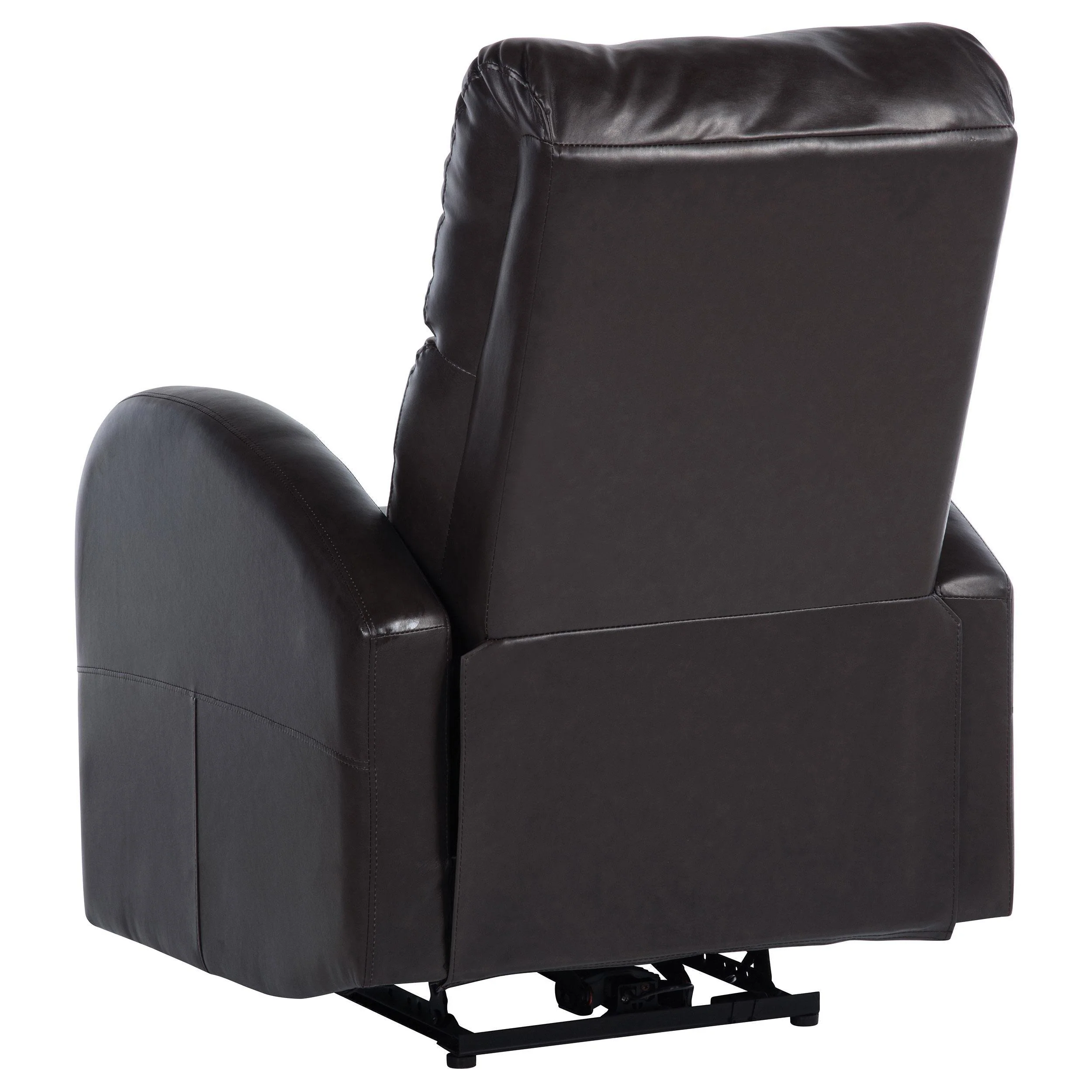 Grant Brown Upholstered Power Recliner Chair - Image 5