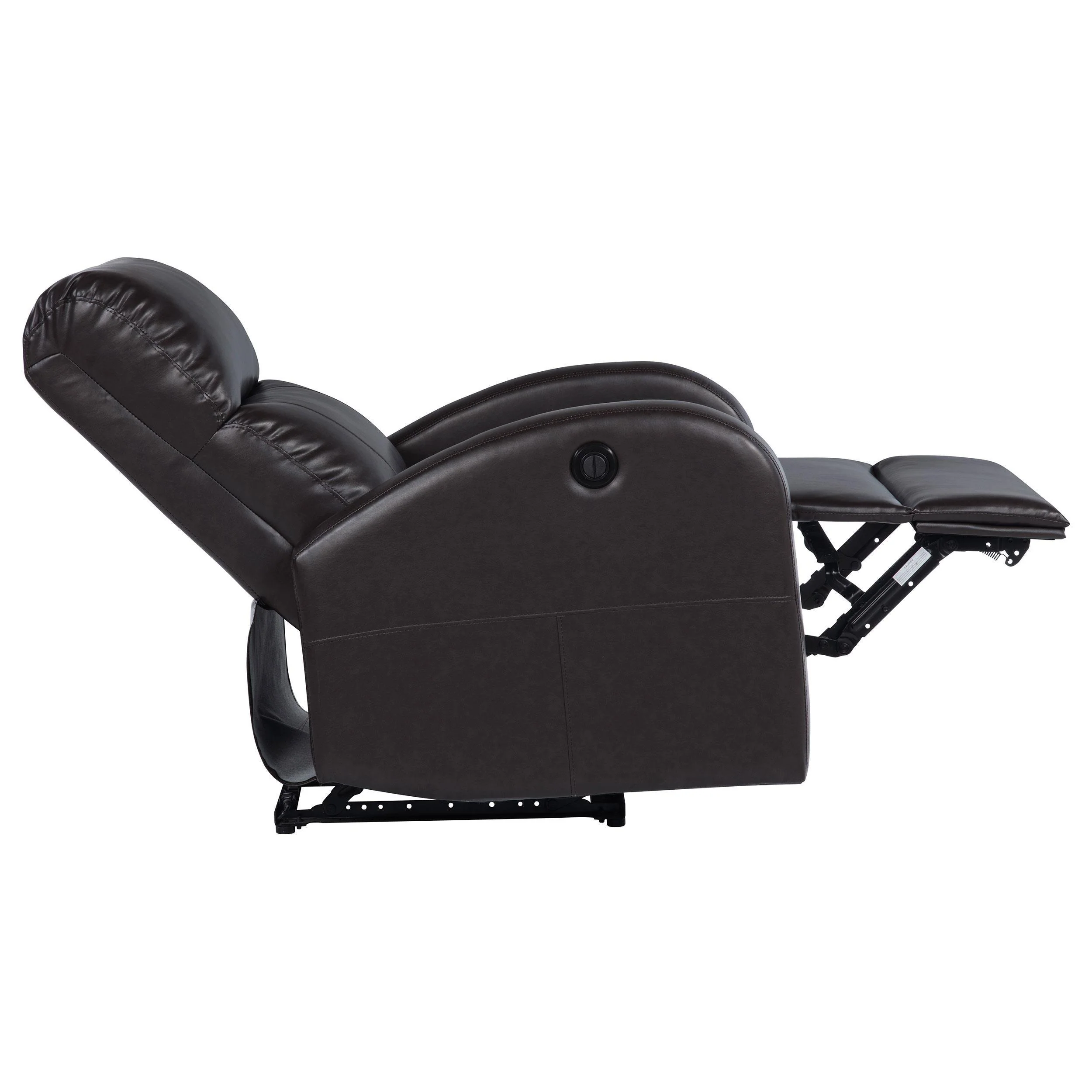 Grant Brown Upholstered Power Recliner Chair - Image 6