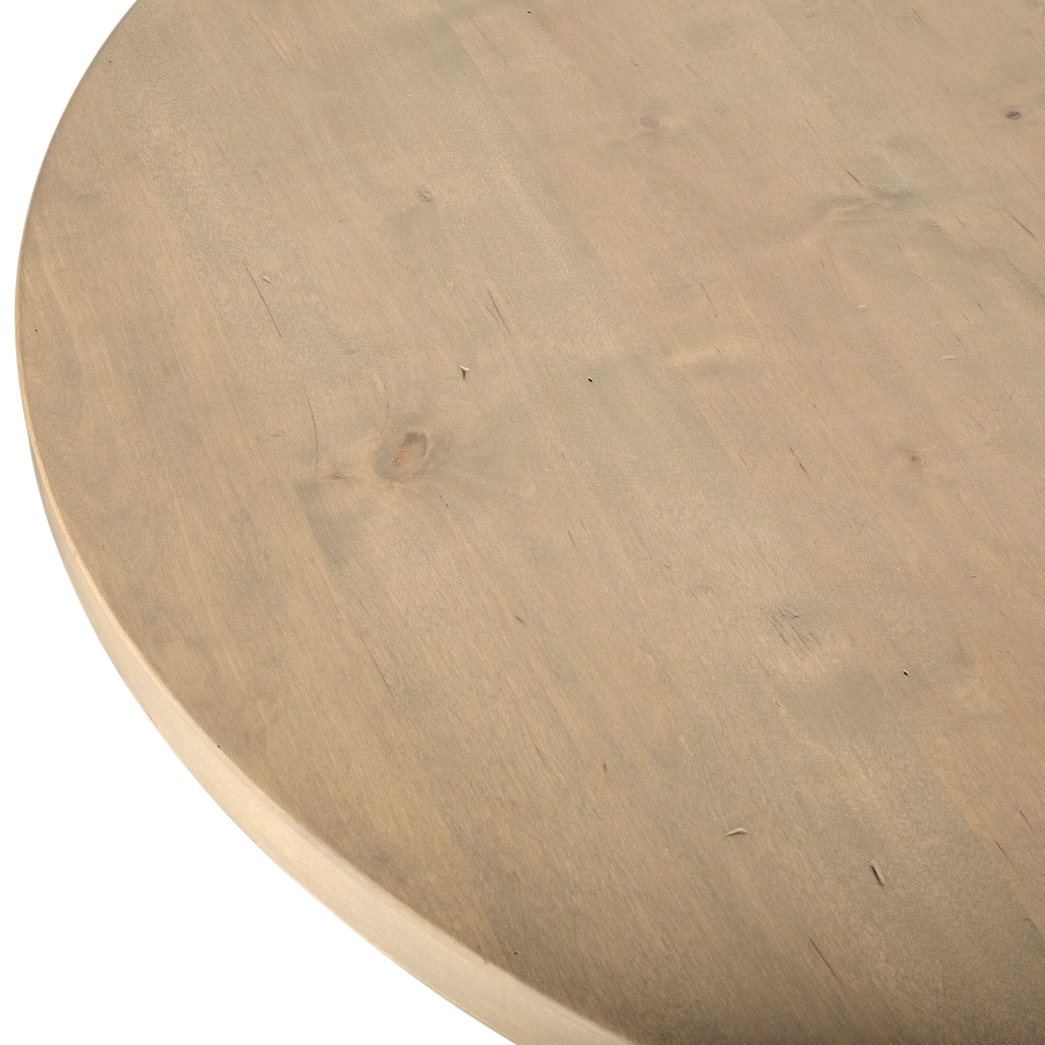 Grassroots Mission 42-60" Round Extension Dining Table in Gray Birch - Image 15