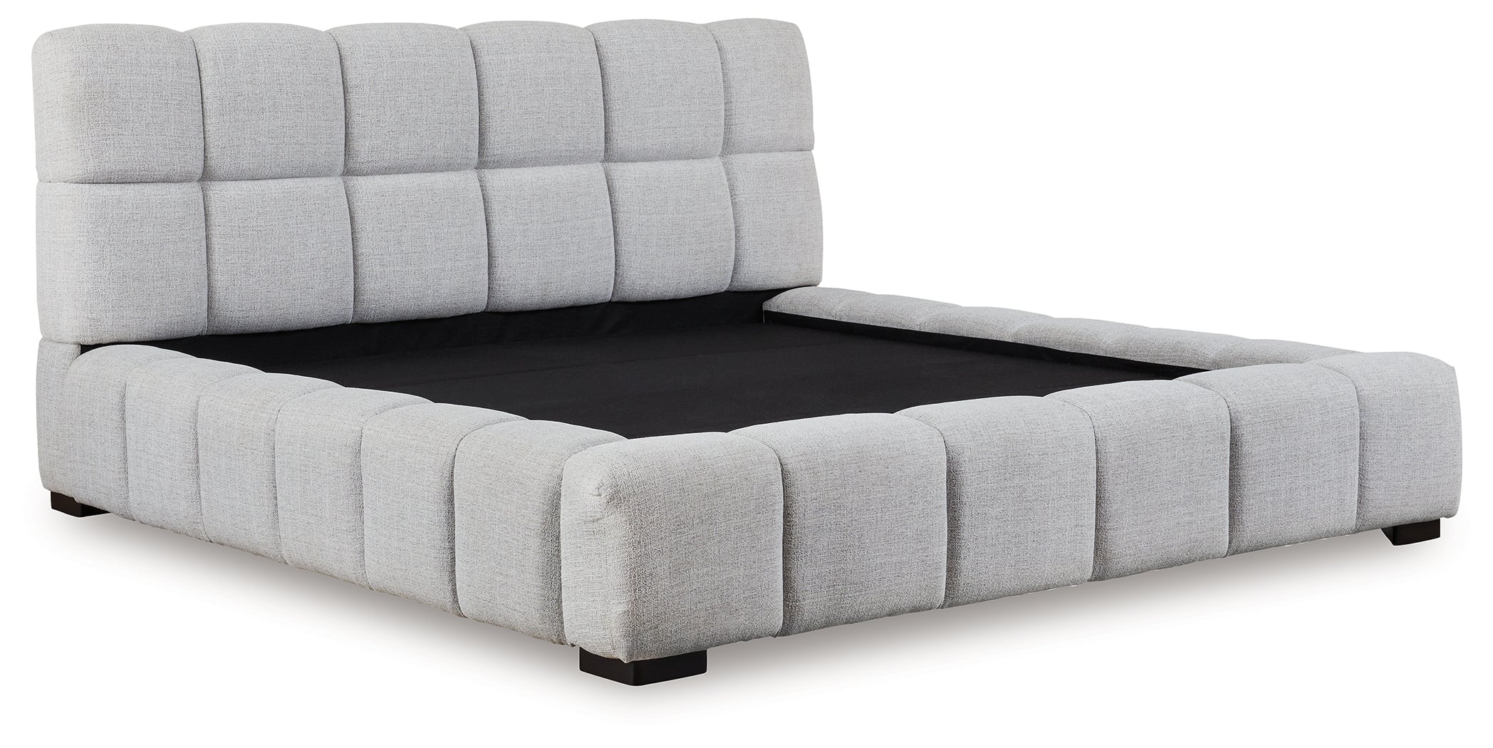 Grendusk Light Gray King Upholstered Bed - Image 3