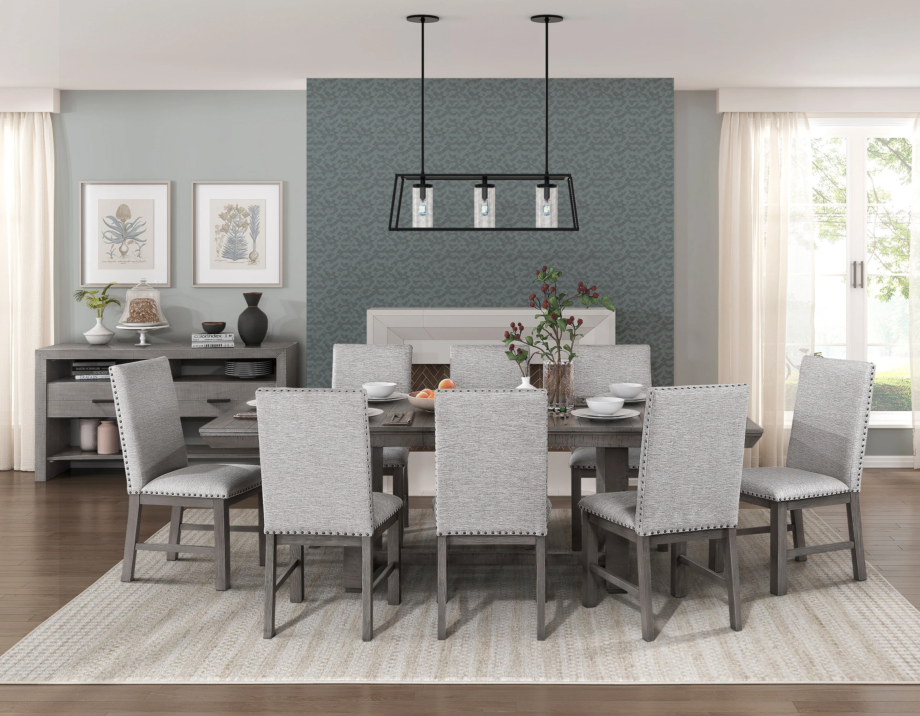 Gresham Gray Dining Table - Image 4