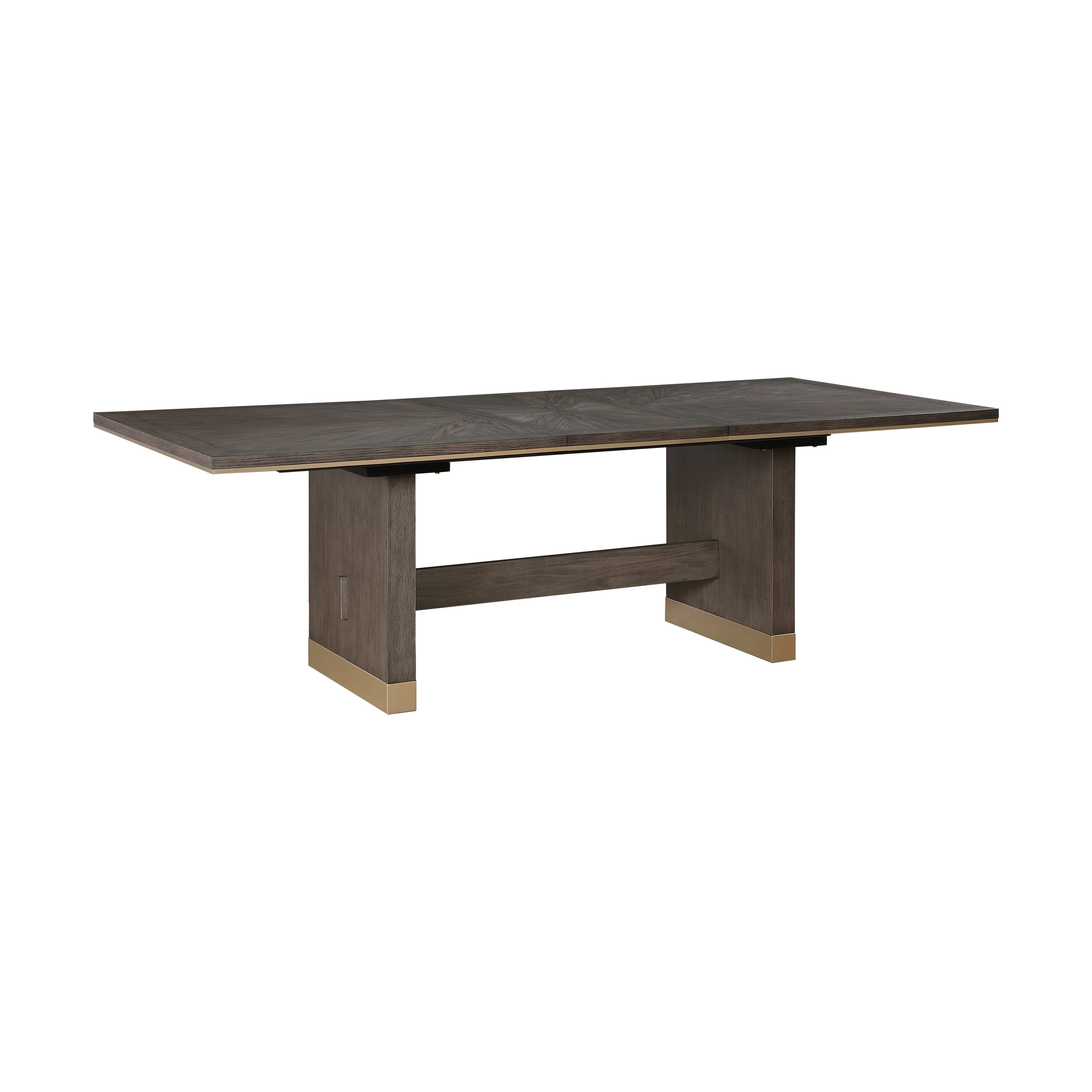 Griffin Brown Extendable Dining Table - Image 5