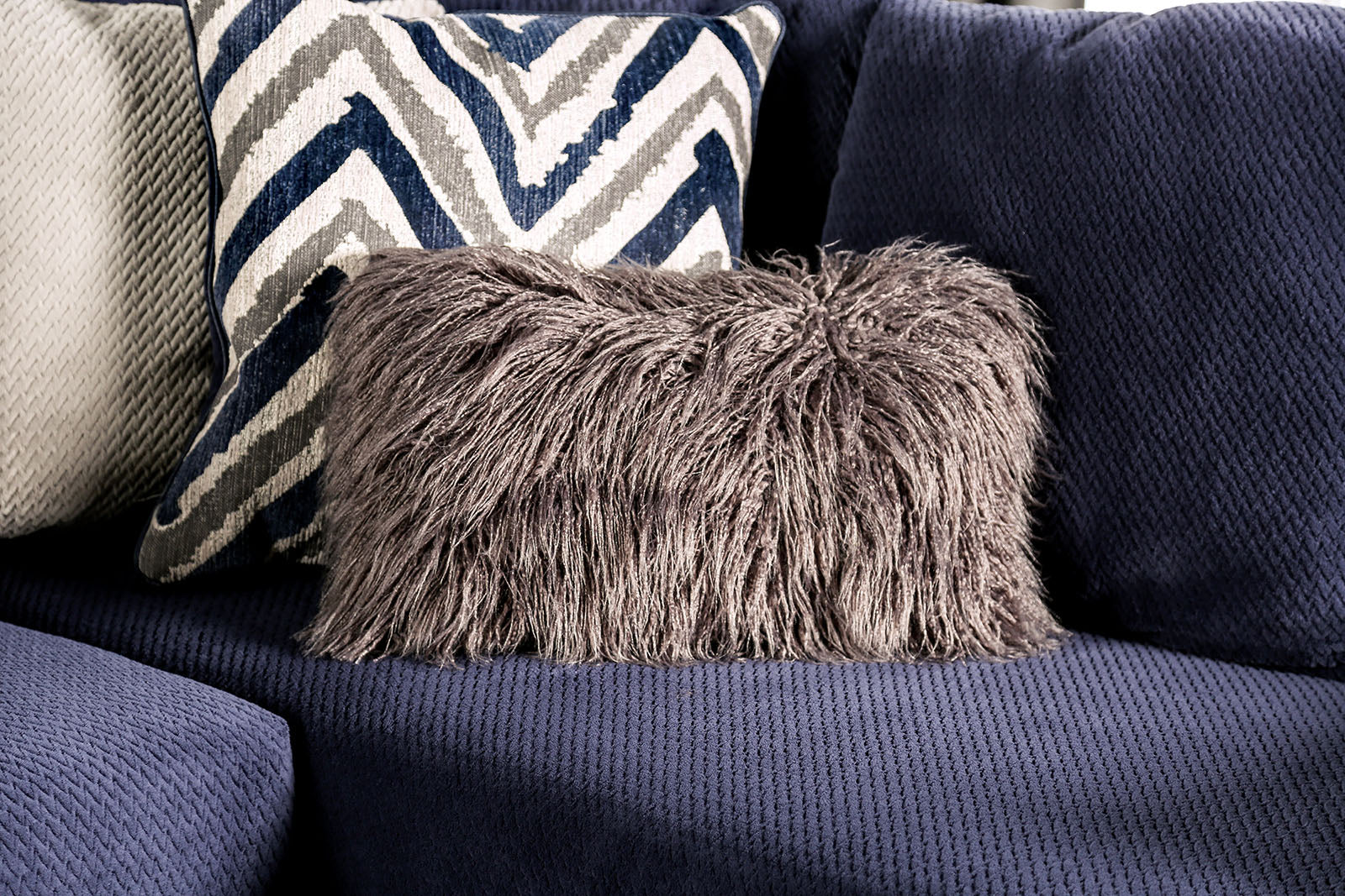 Griswold Sectional In Navy - Image 5