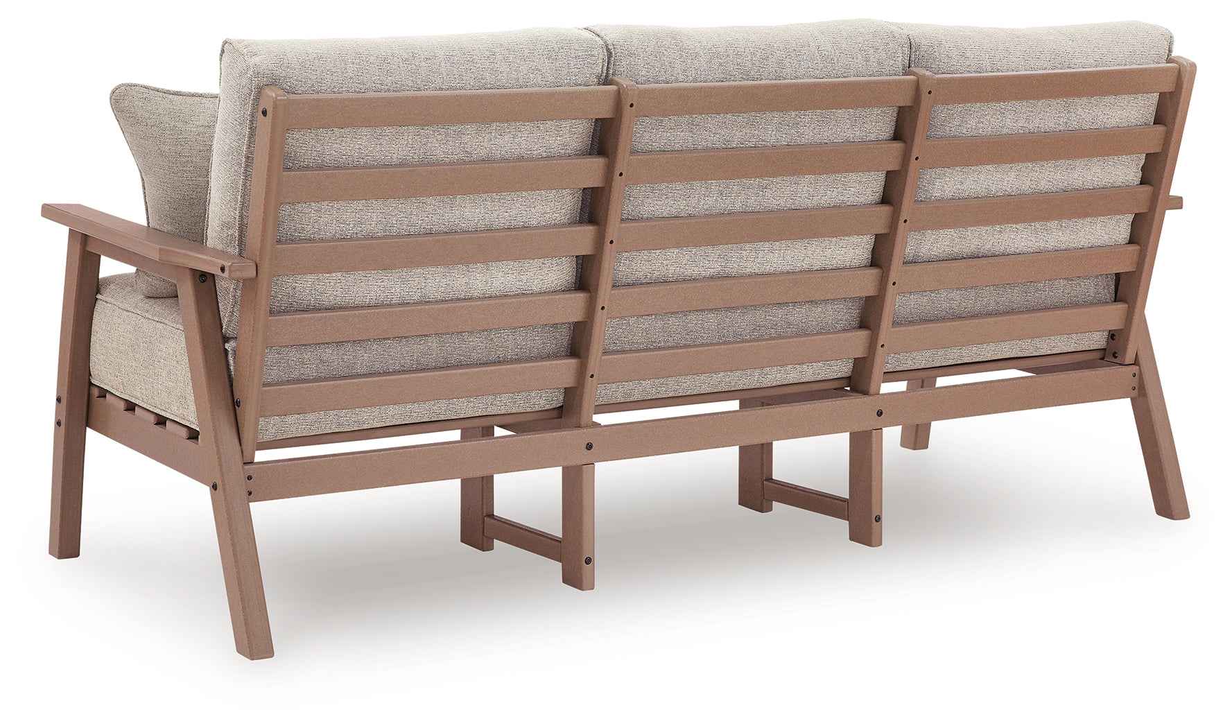 Grover Beach Driftwood Outdoor Sofa with Cushion - Image 4