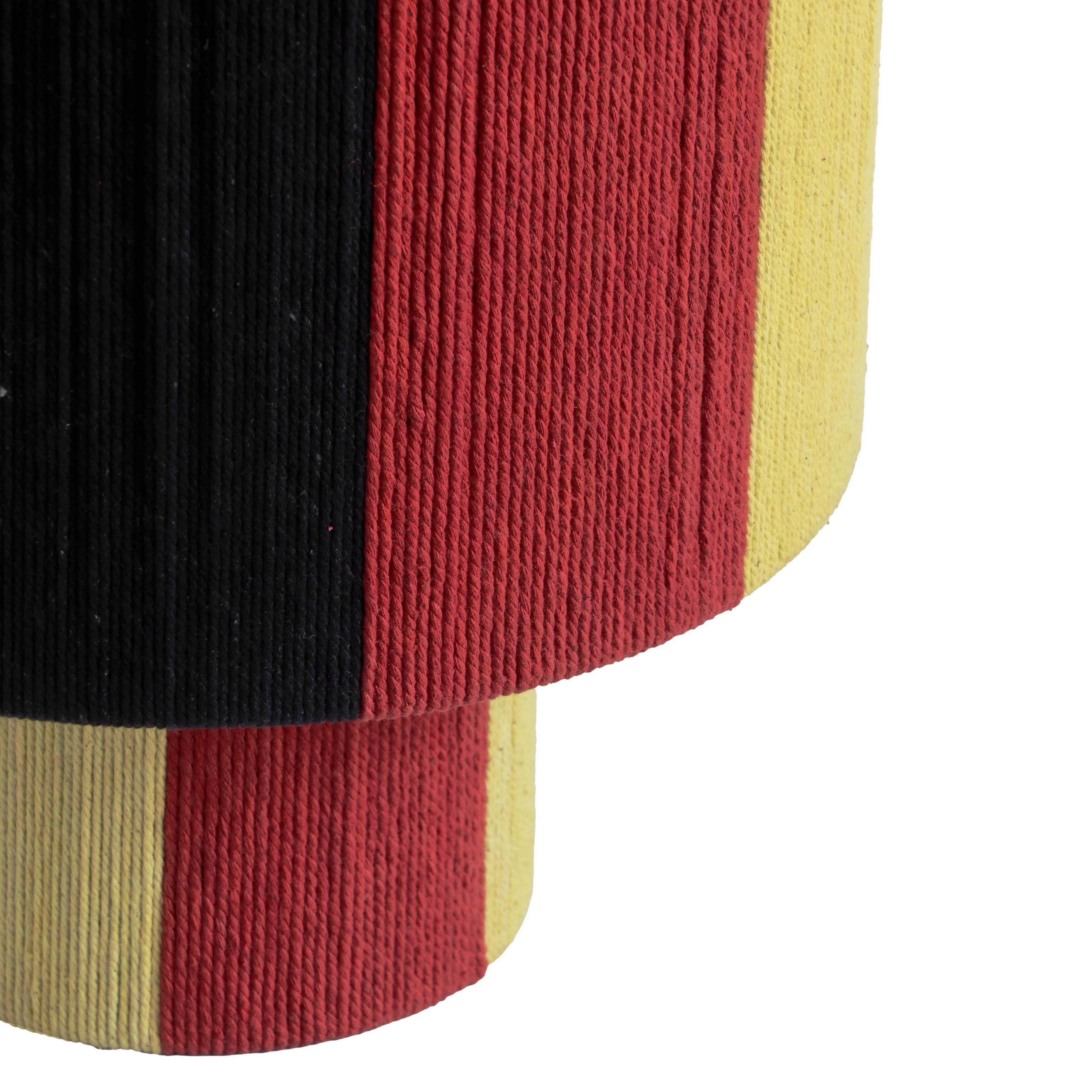 Guinevere Striped Cotton Table Lamp - Image 10
