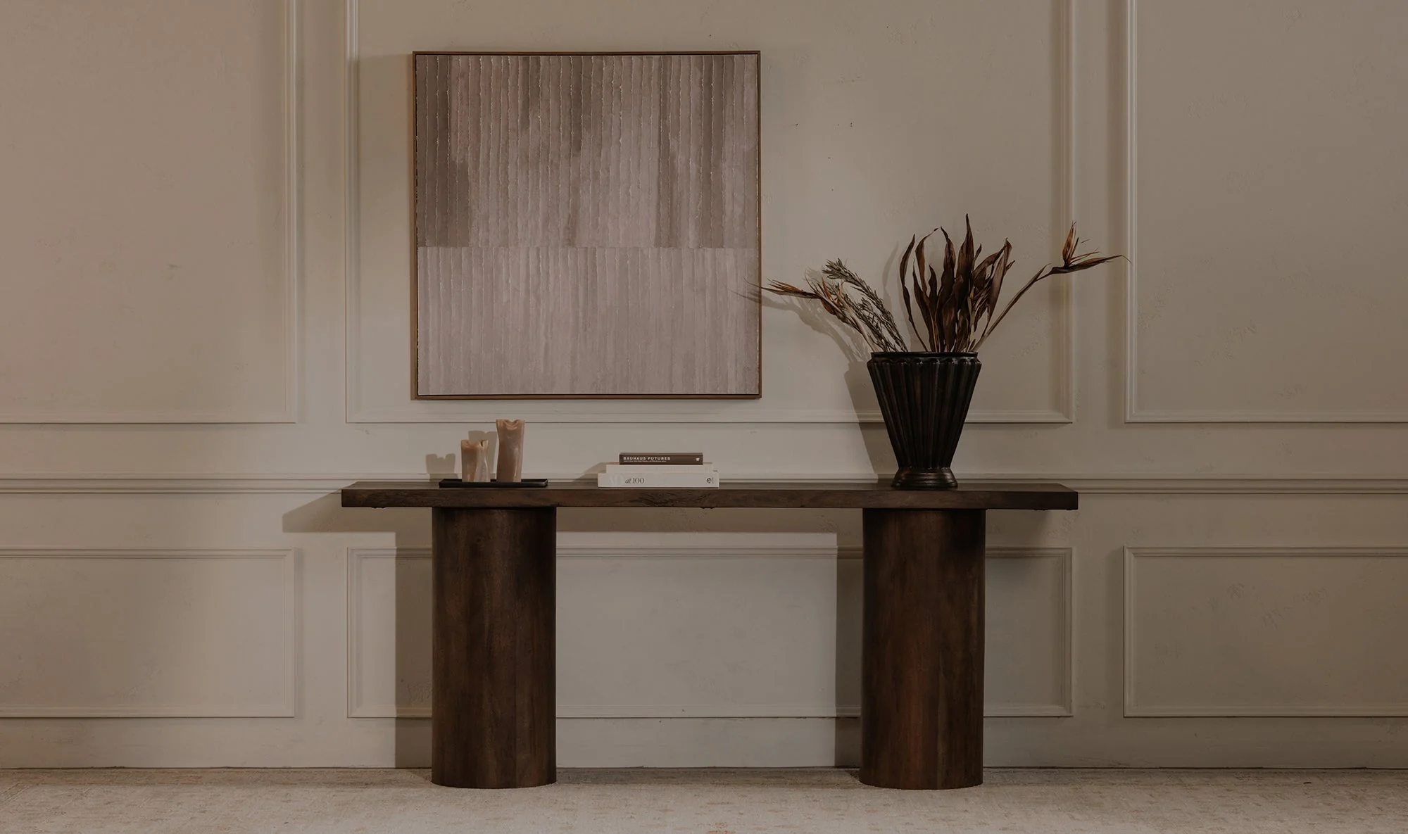 Hadley Console Table Warm Brown - Image 3