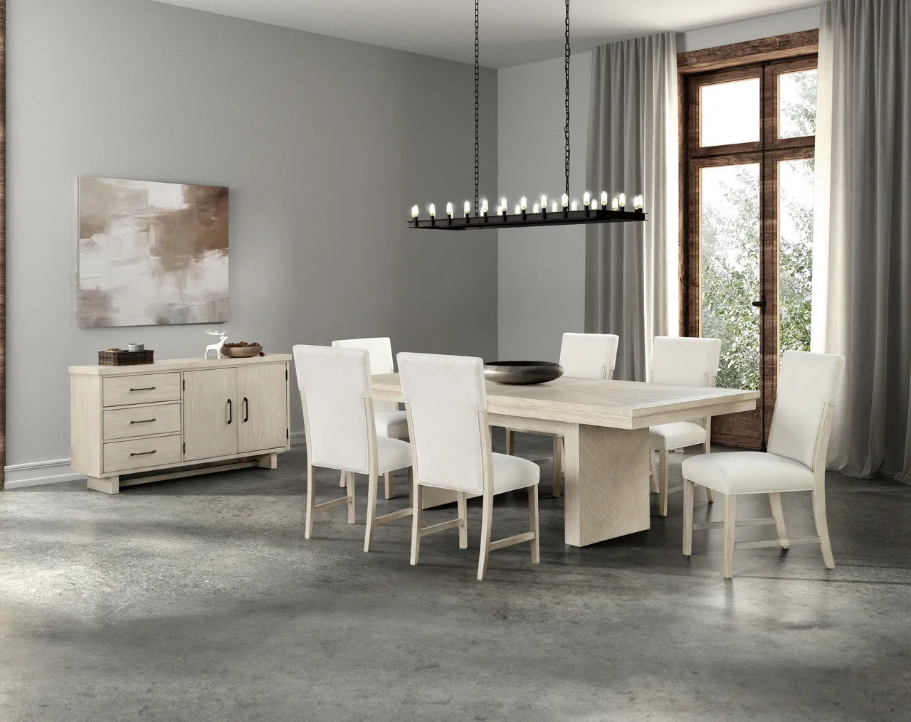 Hagerman Natural 7-Piece Dining Room Set