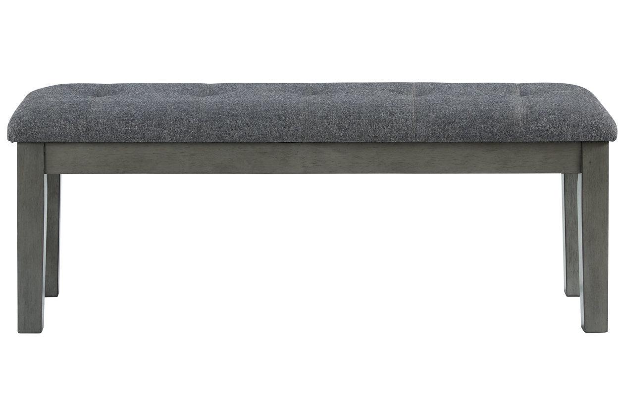 Hallanden Two-tone Gray 50" Dining Bench - Image 3