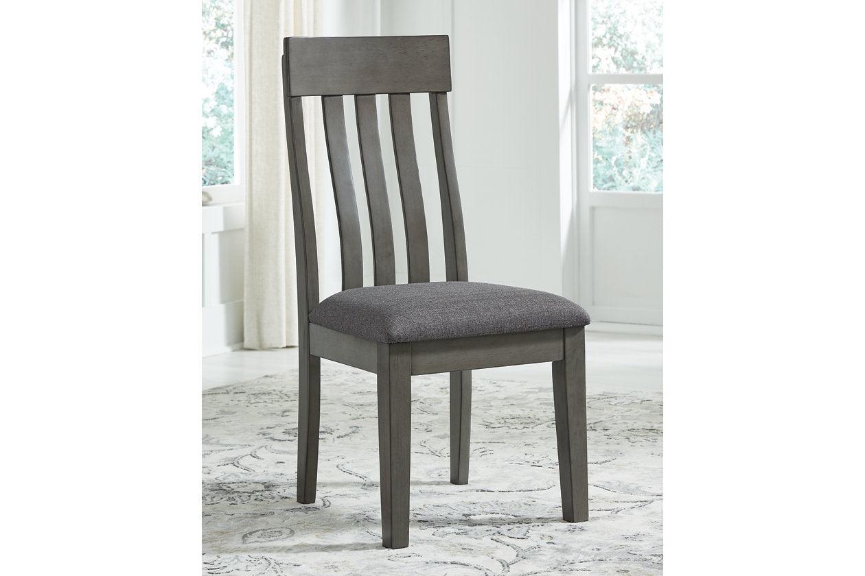 Hallanden Two-tone Gray Dining Chair, Set of 2 - Image 7
