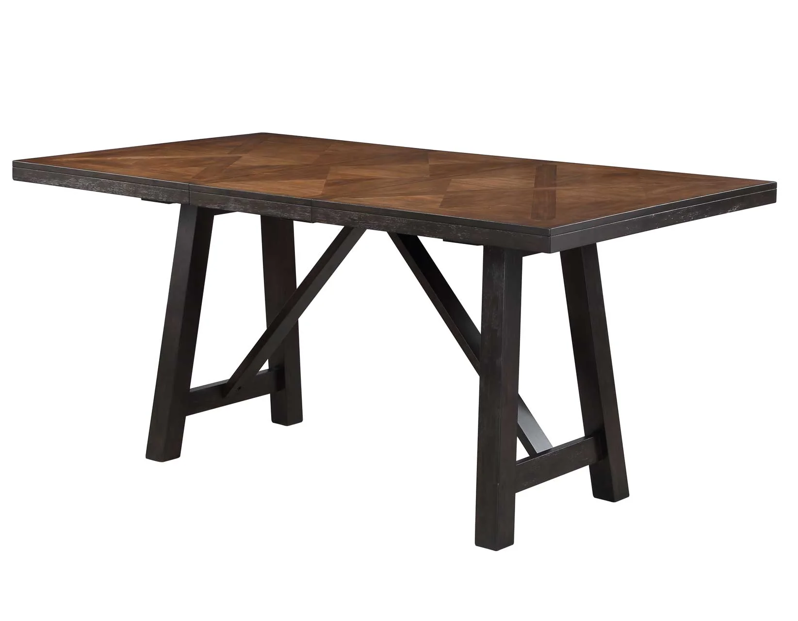Halle Ebony/Oatmeal Counter Height Dining Set - Image 2