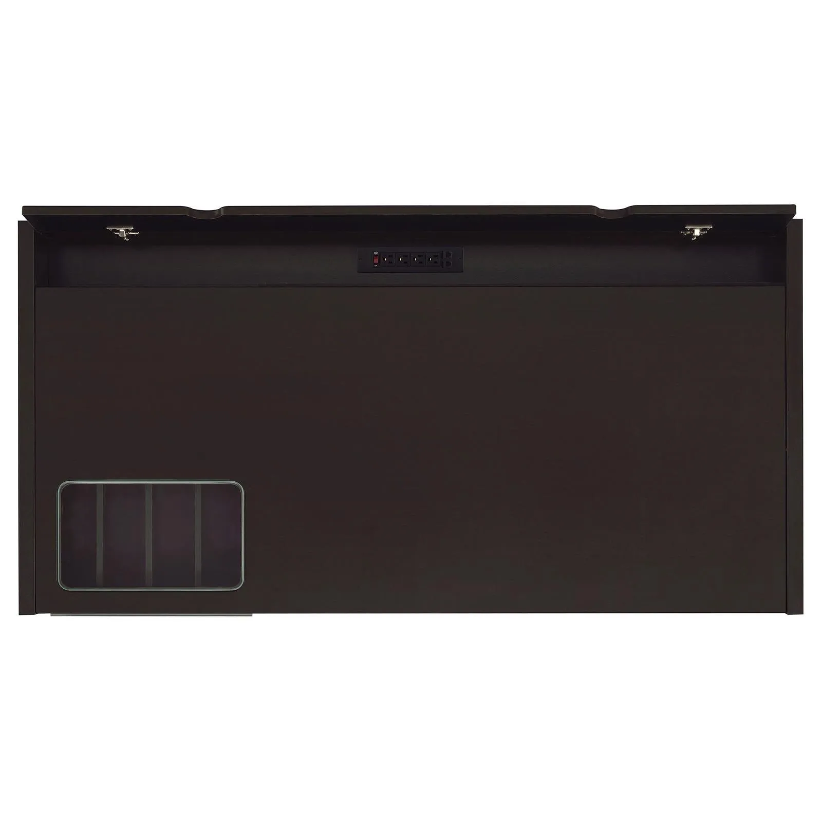 Halston Cappuccino 3-Drawer Connect-it Office Desk - Image 9