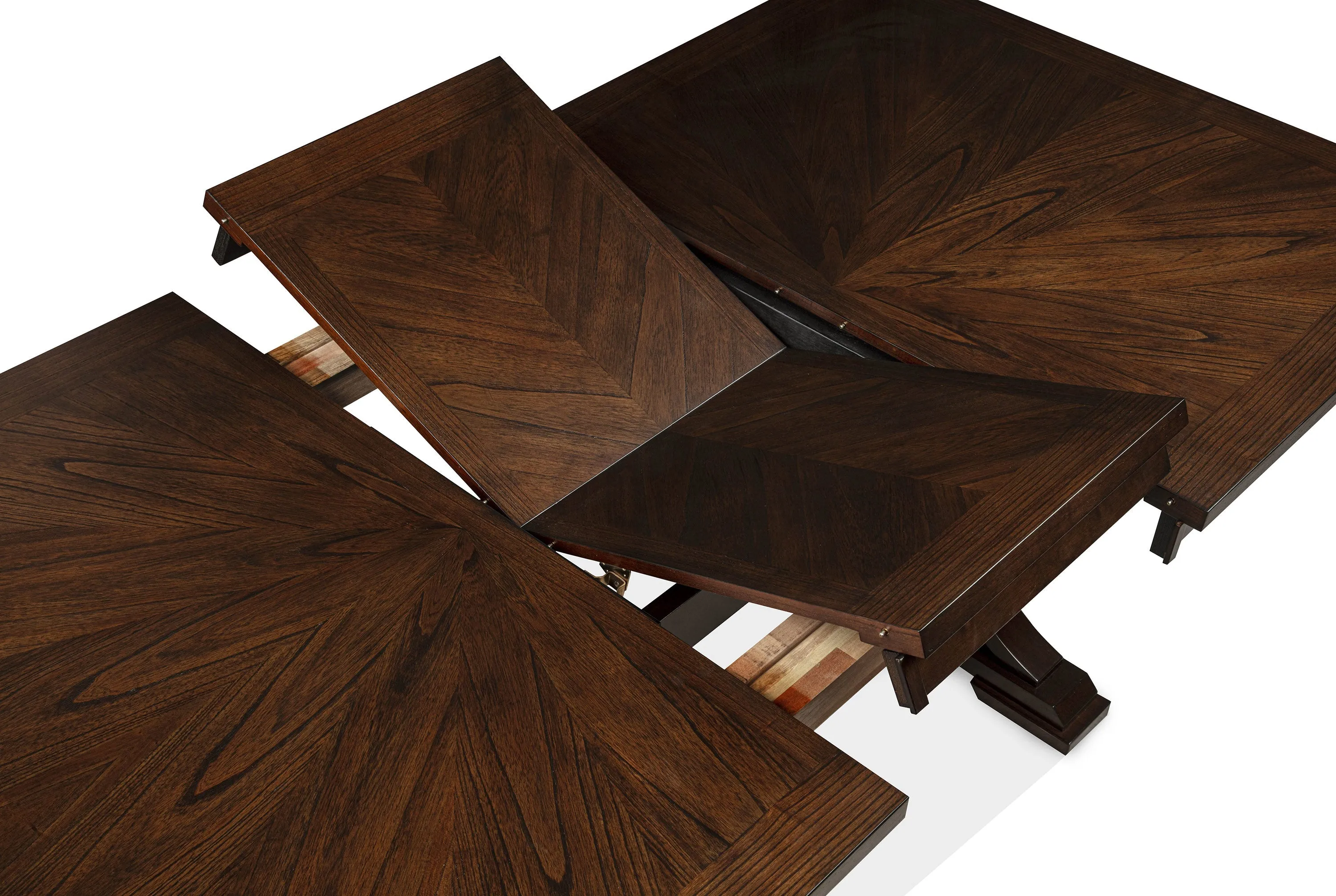 Hamil Brown W/18" Butterfly Leaf Dining Table - Image 4