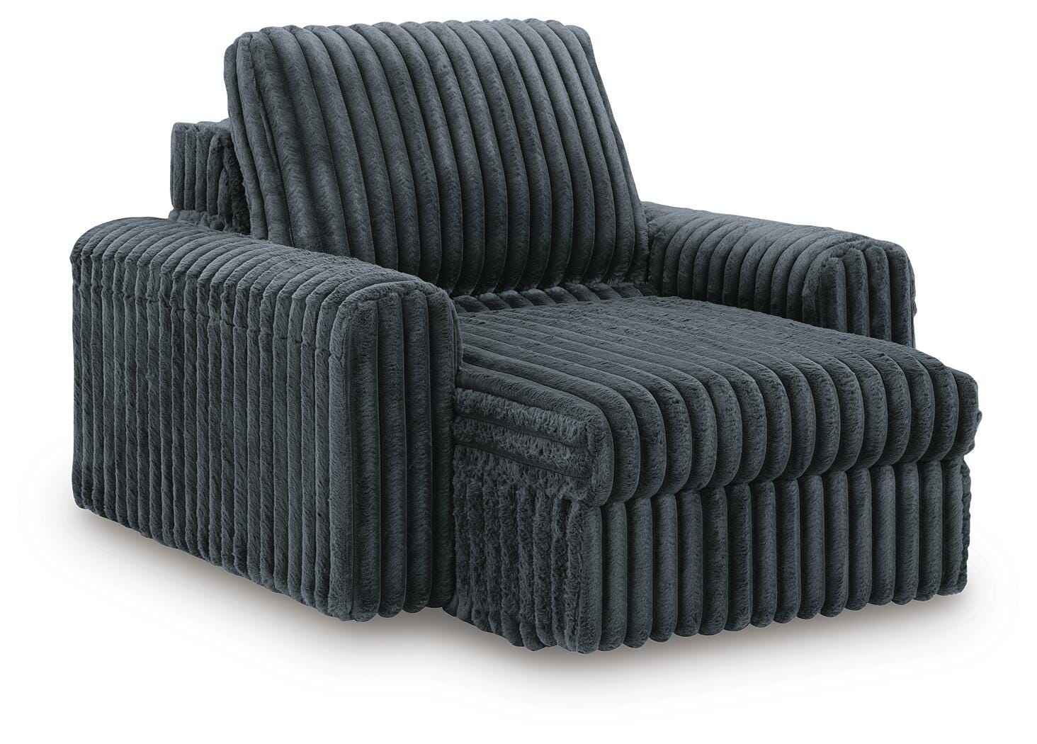 HamlinBay Gunmetal Power Gliding Chaise - Image 10