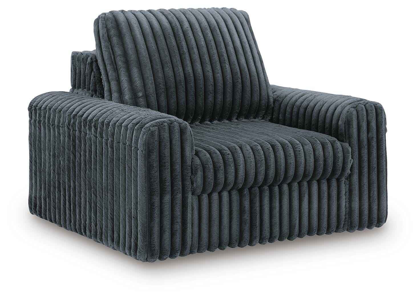 HamlinBay Gunmetal Power Gliding Chaise - Image 9