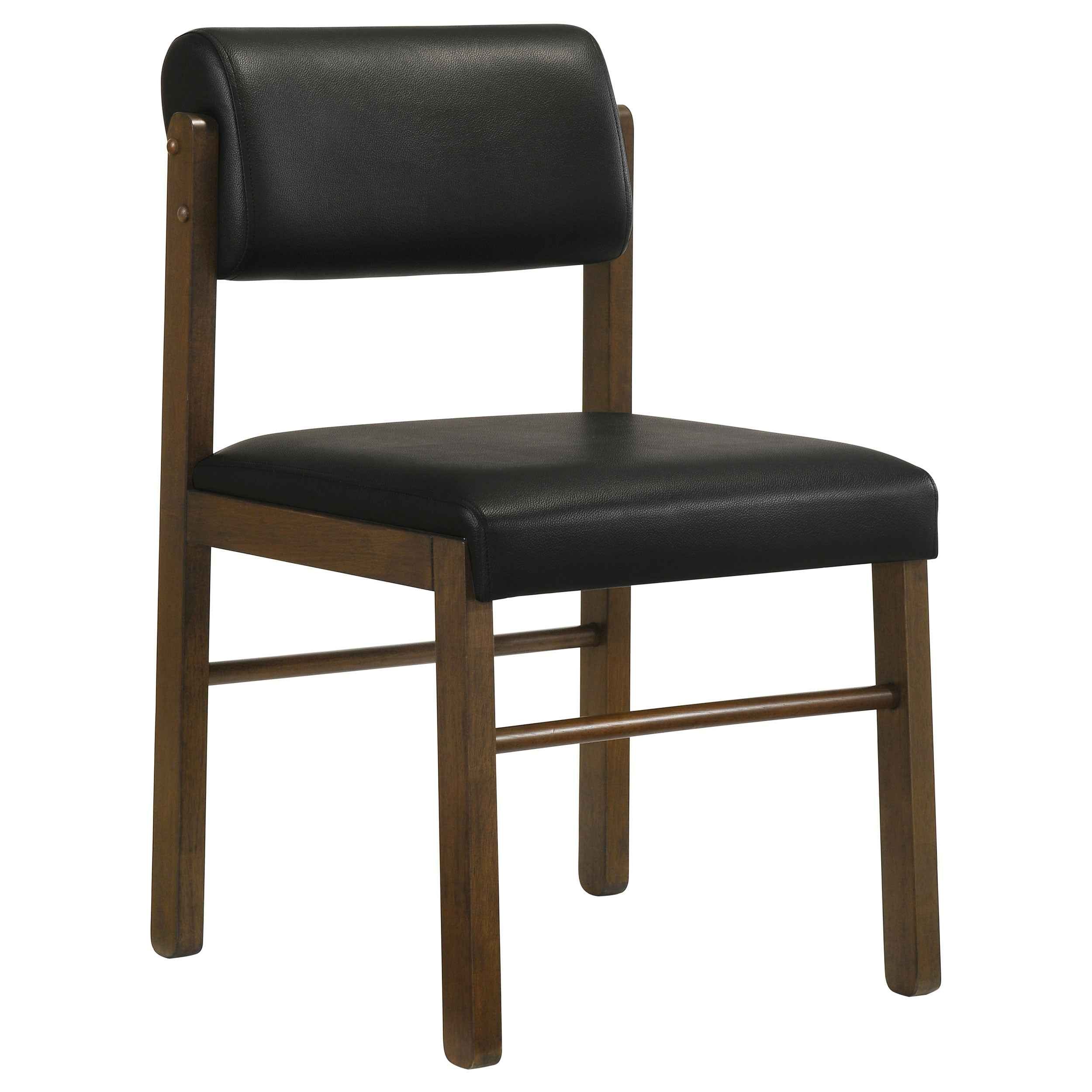 Hamlyn Black/Walnut 5-piece Round Wood Dining Set - Image 4