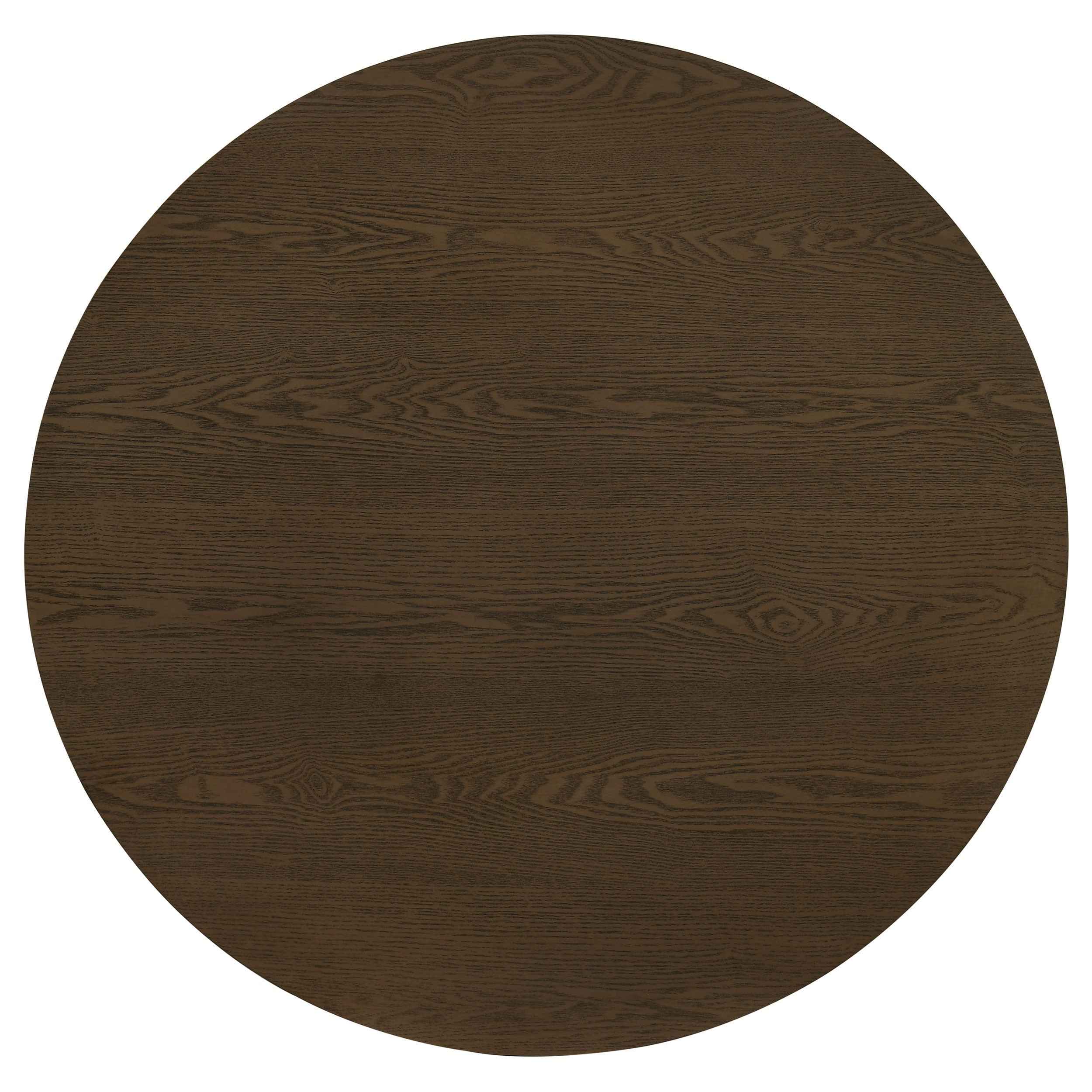 Hamlyn Walnut 3-piece Round Fluted Coffee and End Table Set - Image 6