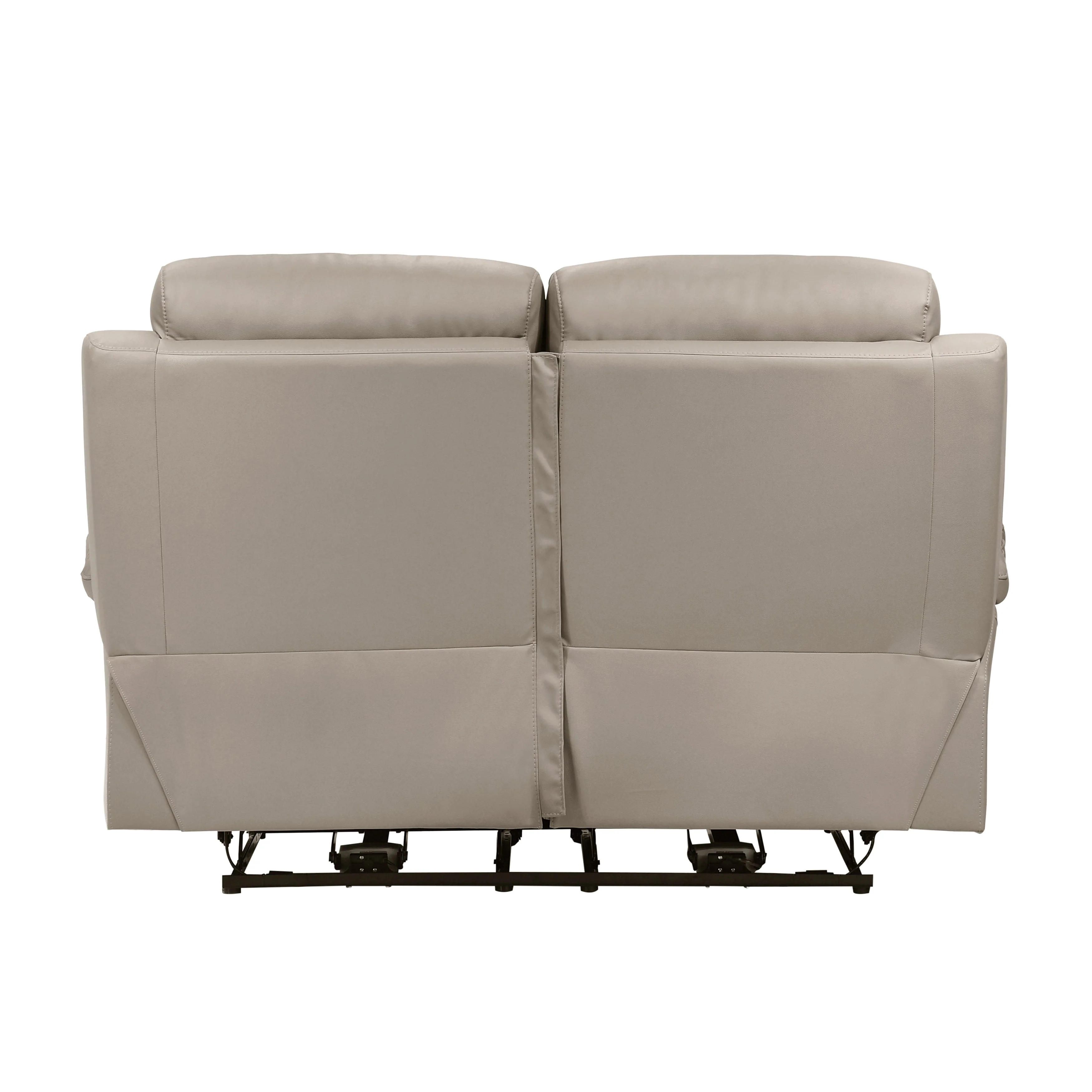Hancock Latte Leather Power Double Reclining Living Room Set - Image 10