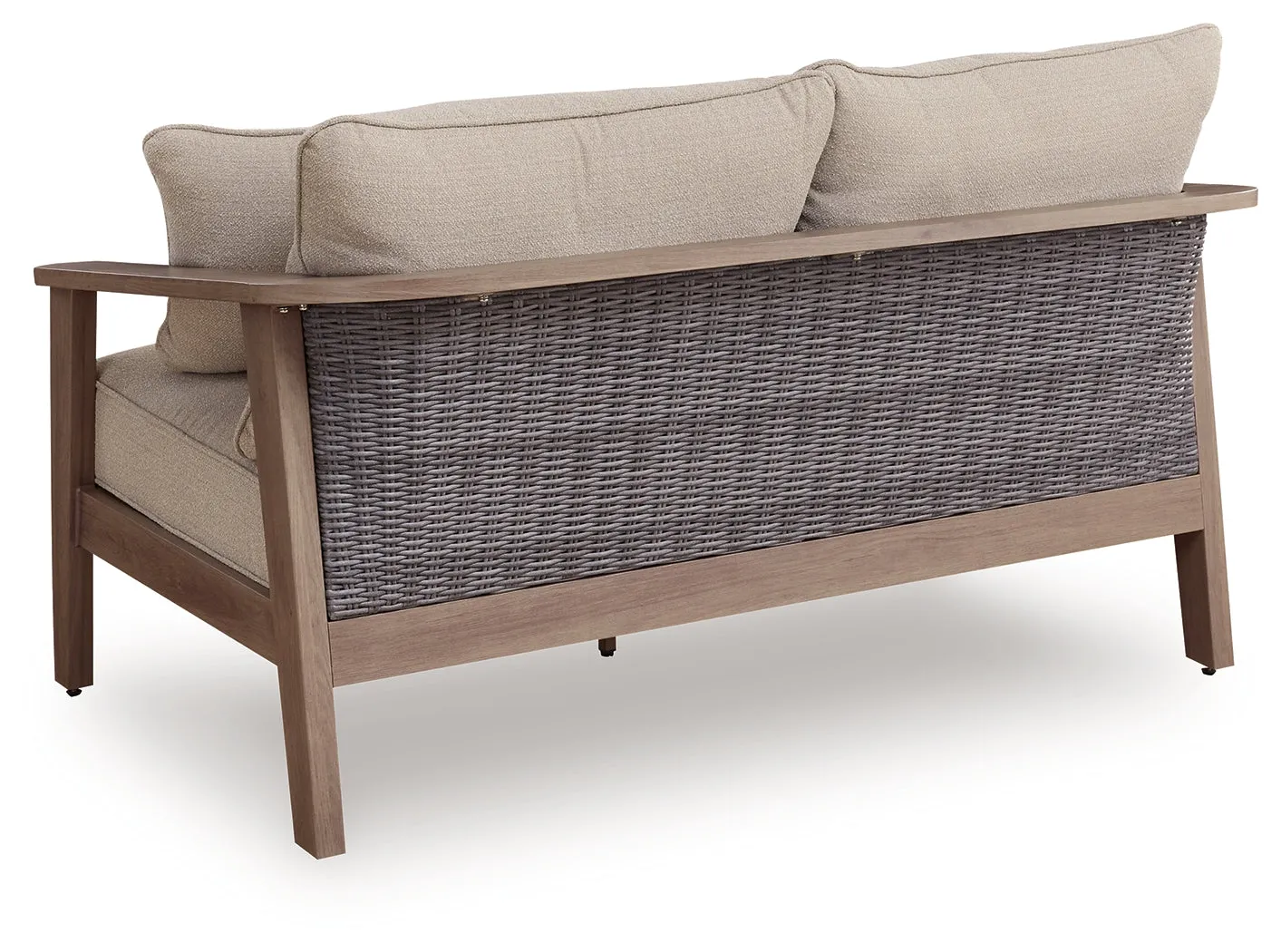 Harmony Headlands Natural/Gray Loveseat w/Cushion - Image 4