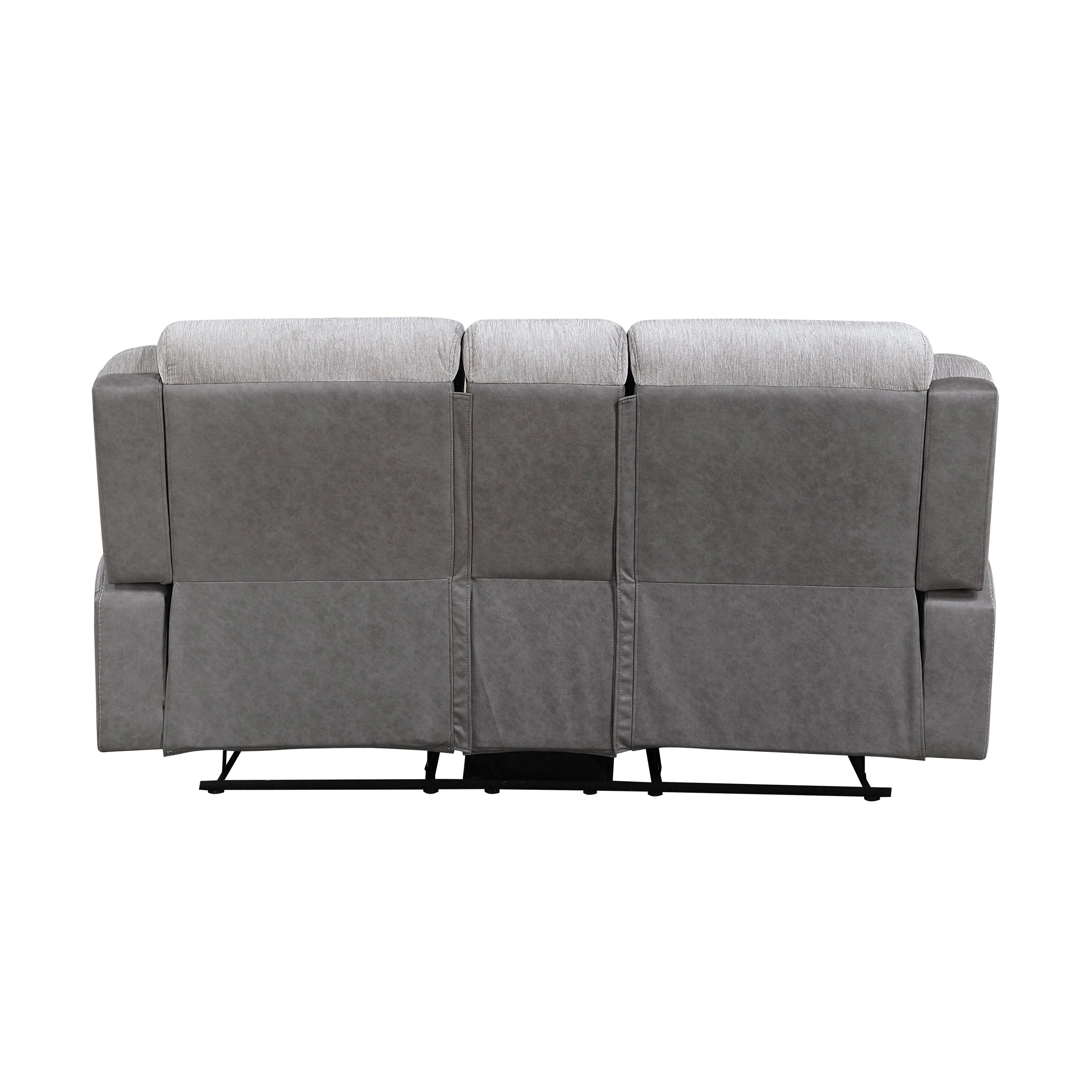 Harriette Gray Double Reclining Loveseat with Center Console - Image 3
