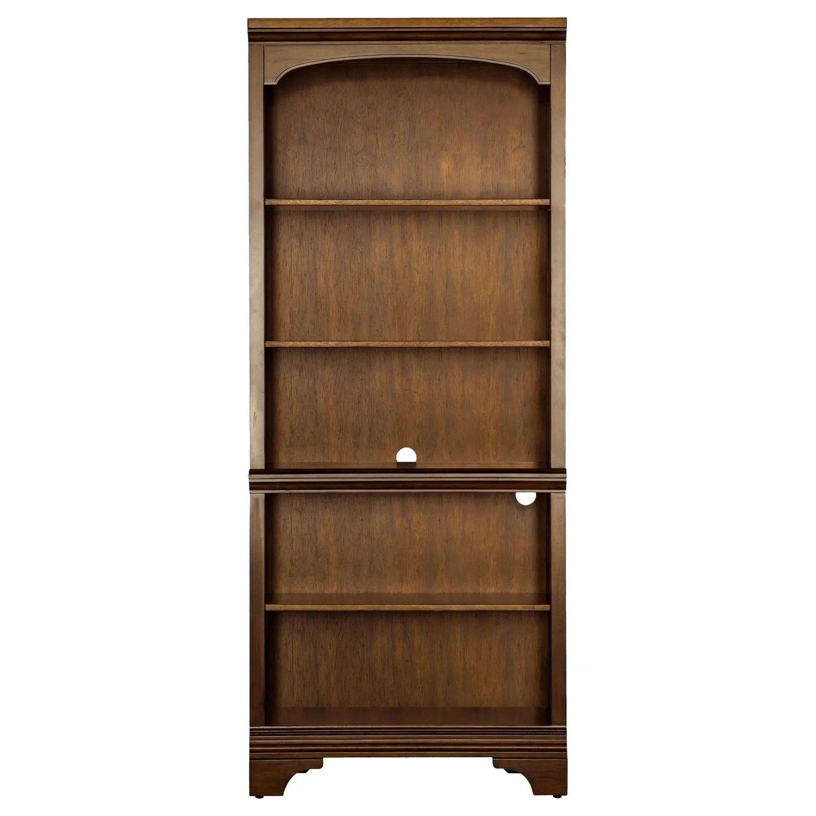 Hartshill Burnished Oak 5-Shelf Bookcase - Image 3