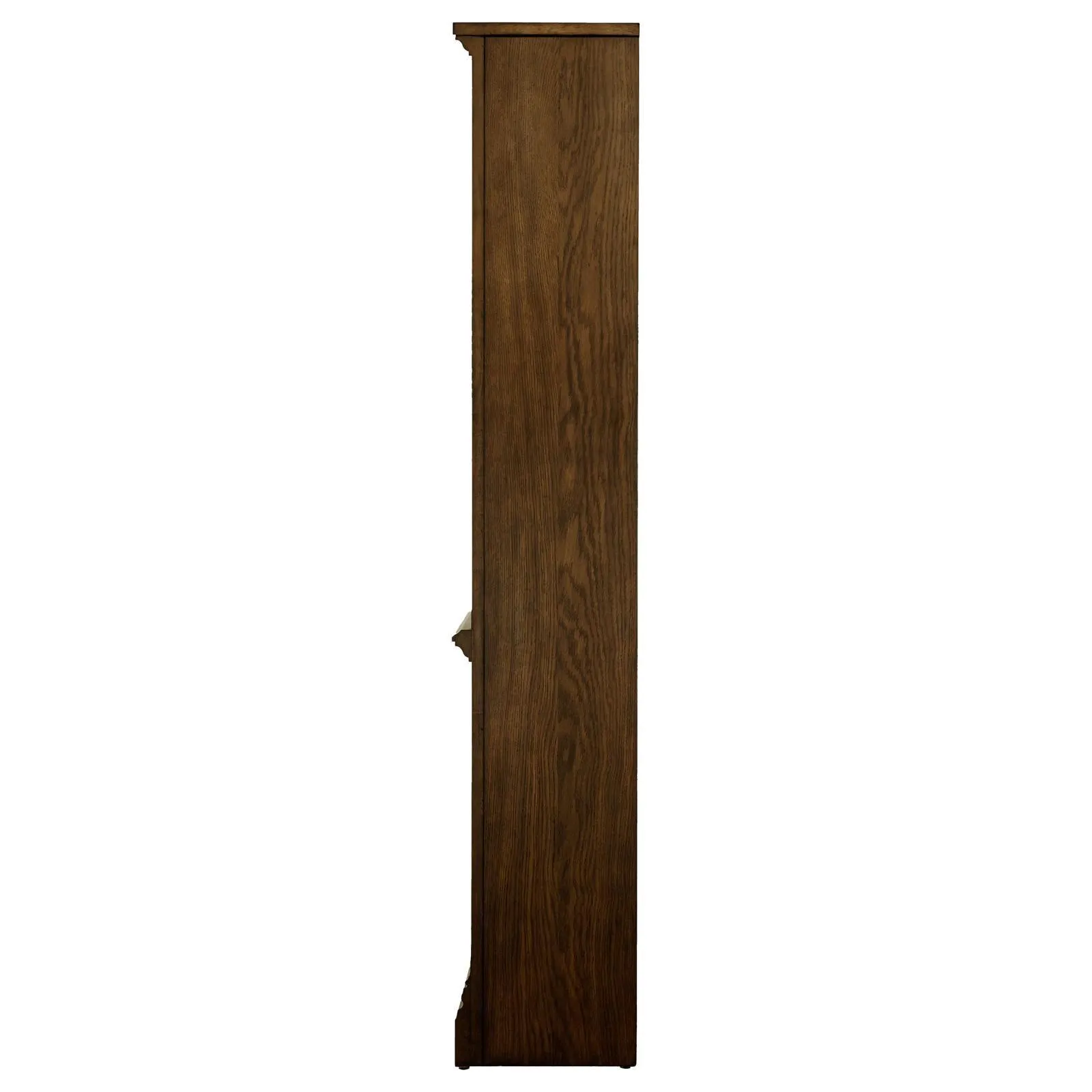 Hartshill Burnished Oak 5-Shelf Bookcase - Image 4