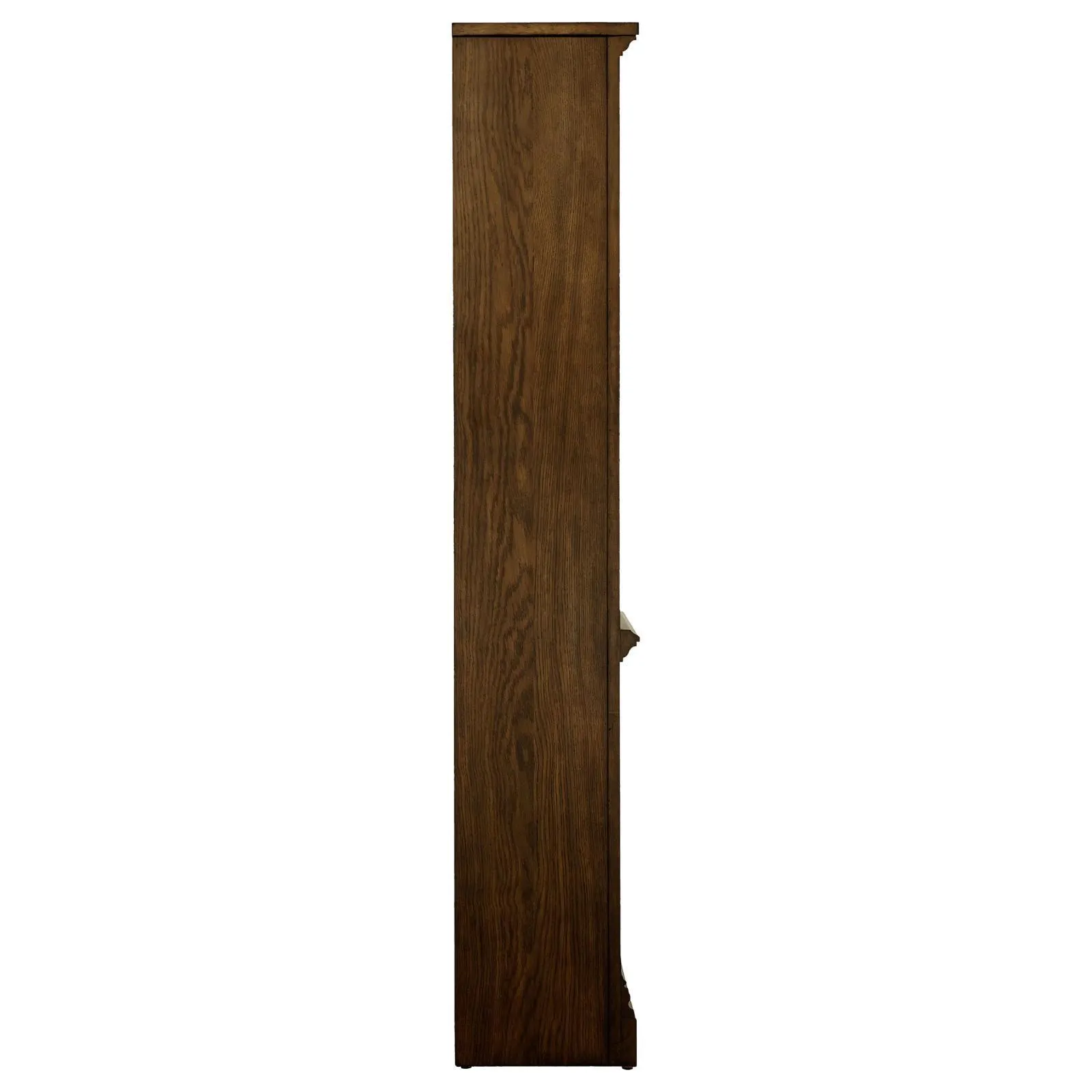 Hartshill Burnished Oak 5-Shelf Bookcase - Image 7