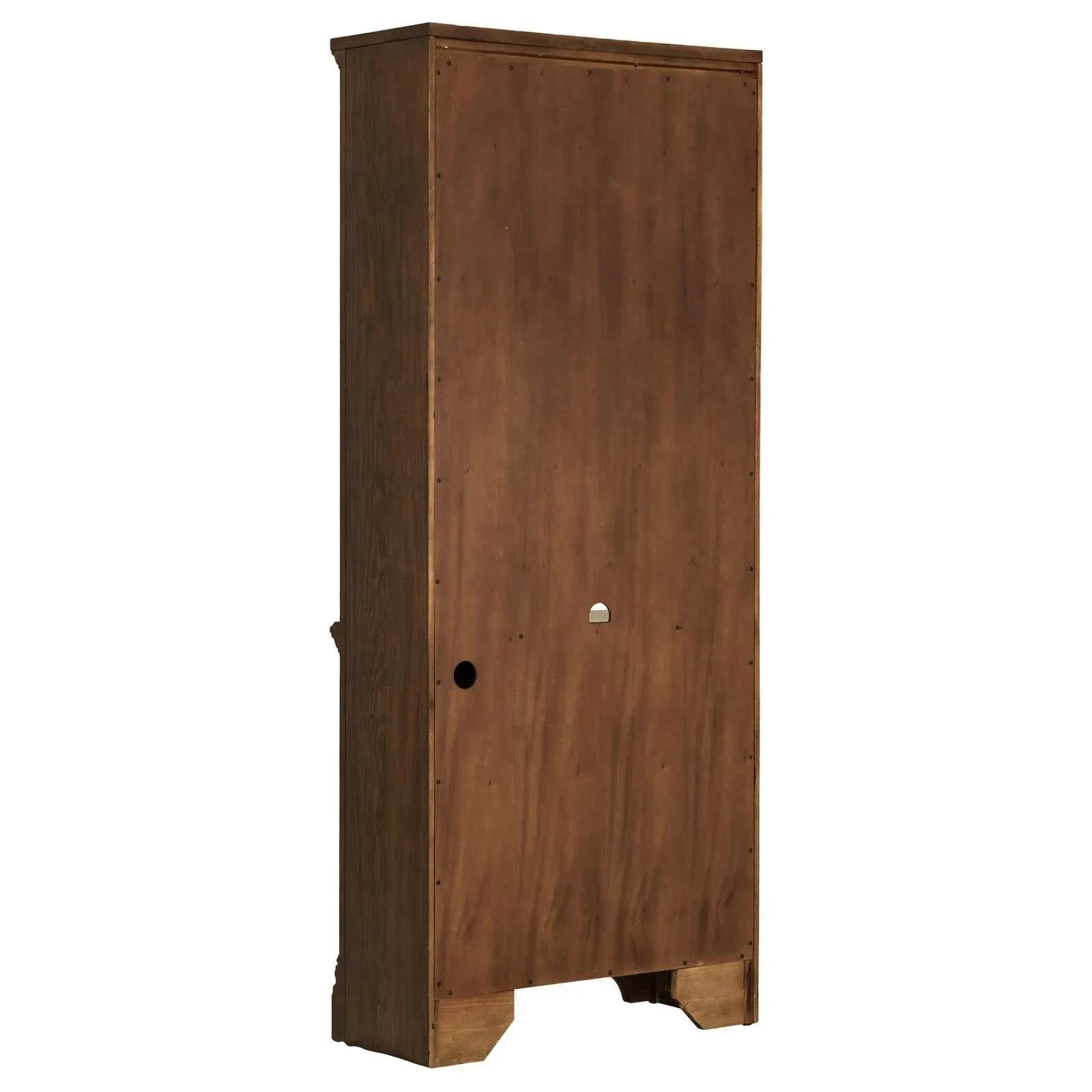 Hartshill Burnished Oak Bookcase with Cabinet - Image 6