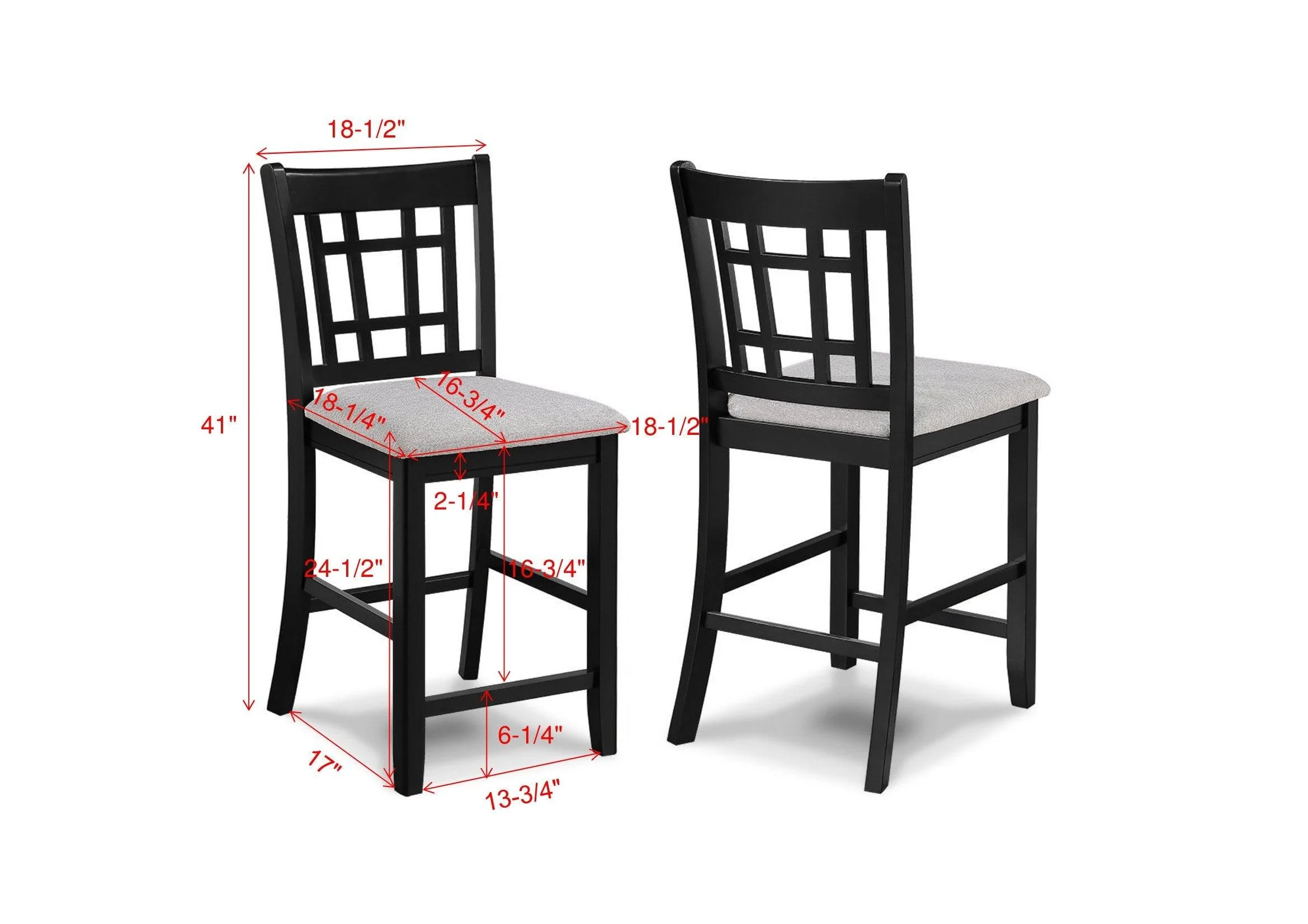Hartwell Light Gray Counter Height Dining Set - Image 7