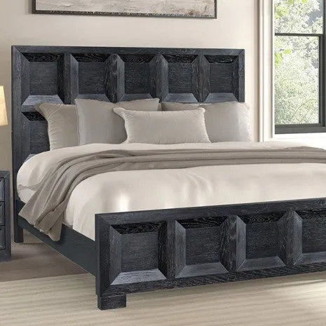 Hatton Cross Weathered Black 4-Piece Queen Bedroom Set - Image 2