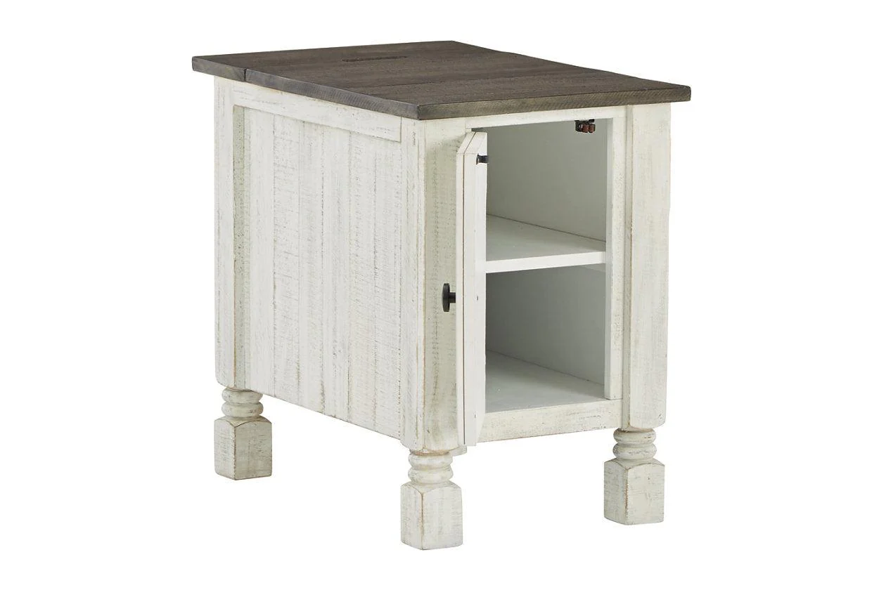 Havalance White/Gray Chairside End Table - Image 2