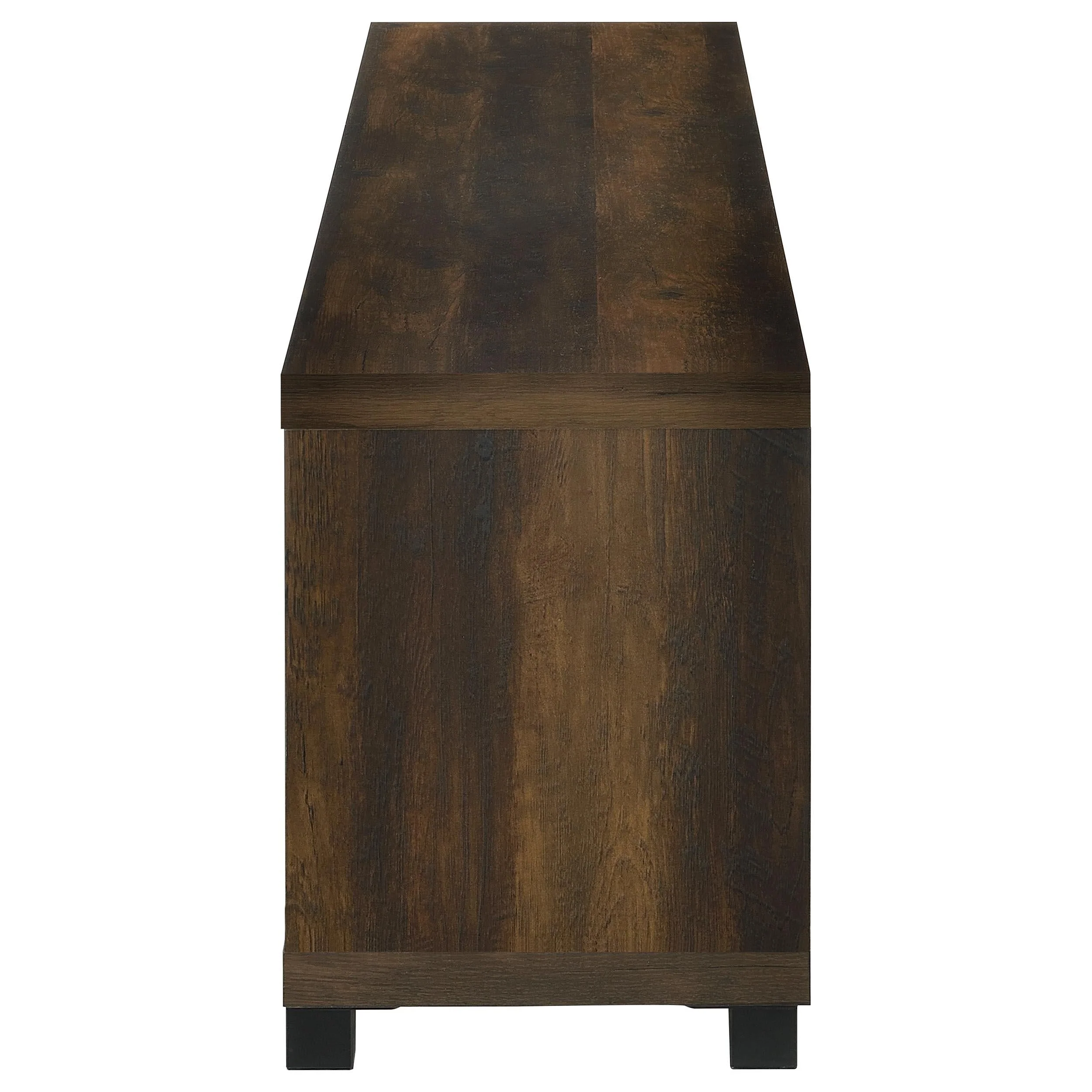 Havering Dark Pine 71-inch TV Stand Fireplace Media Console - Image 6