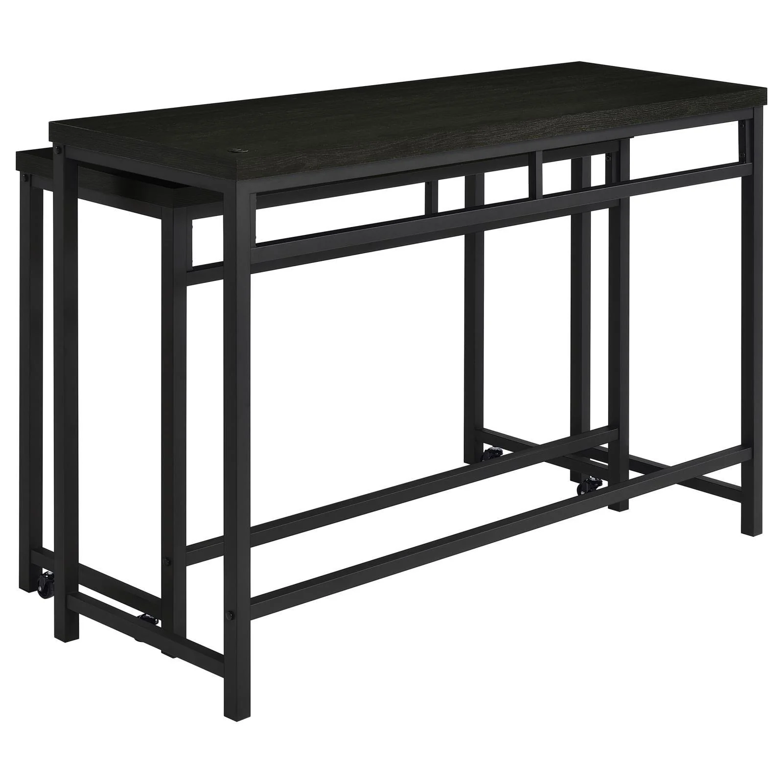 Hawes Black 4-Piece Multipurpose Counter Height Table Set - Image 10