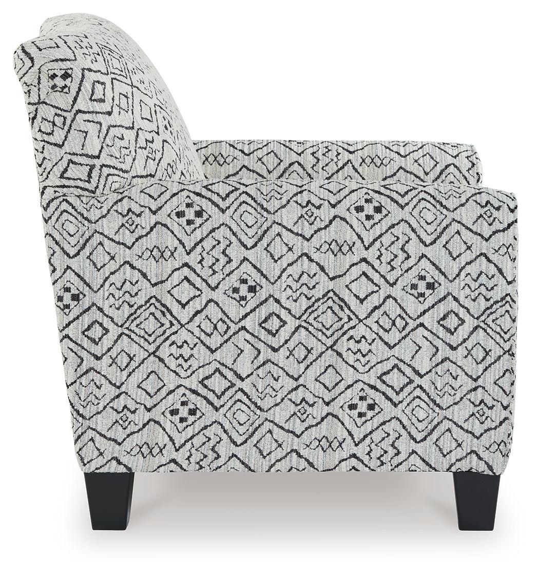 Hayesdale Black/Cream Accent Chair - Image 4