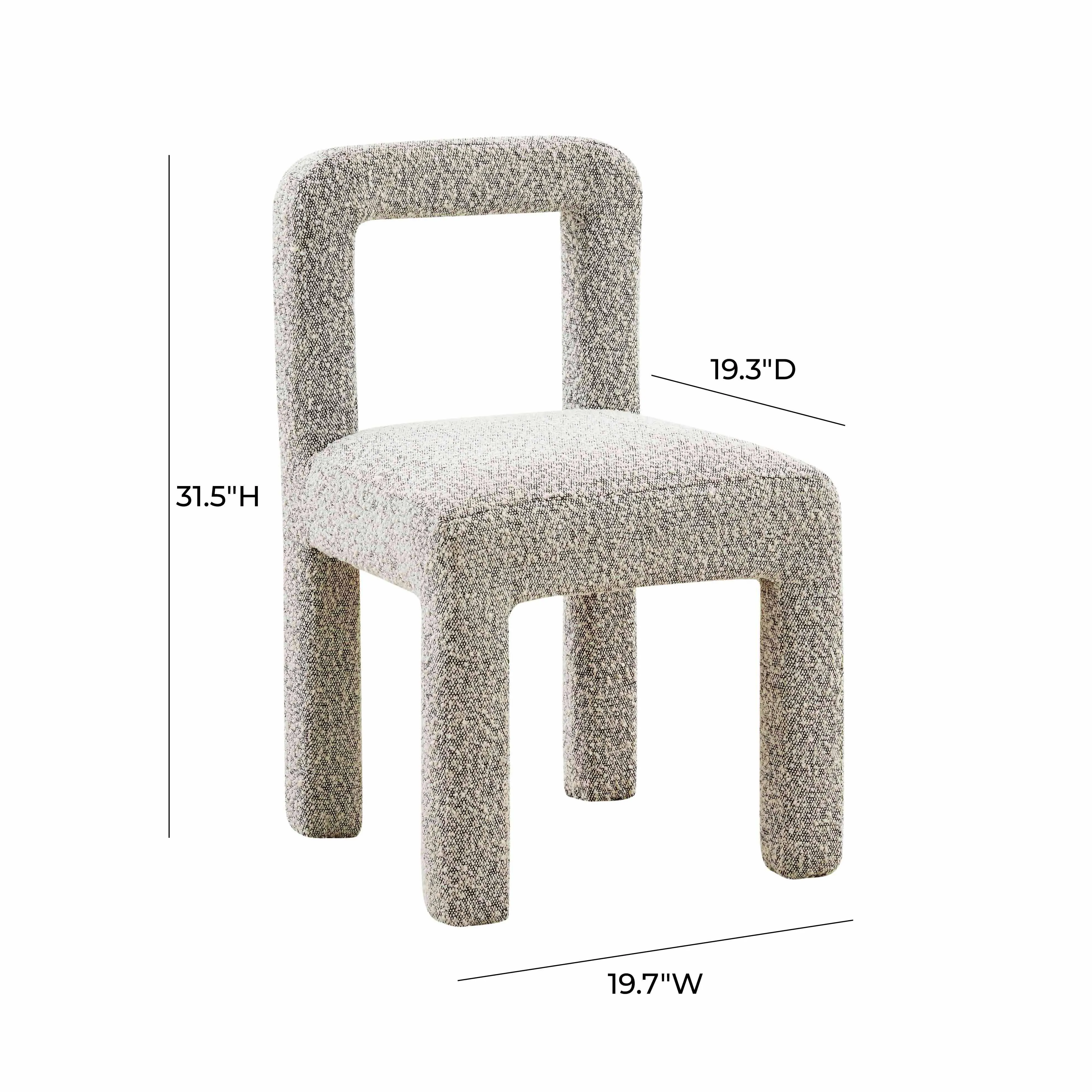 Hazel Boucle Dining Chair - Image 7