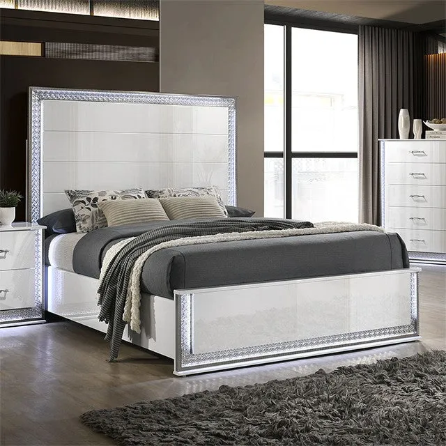 Hazeline White 5-Piece Queen Bedroom Set - Image 2
