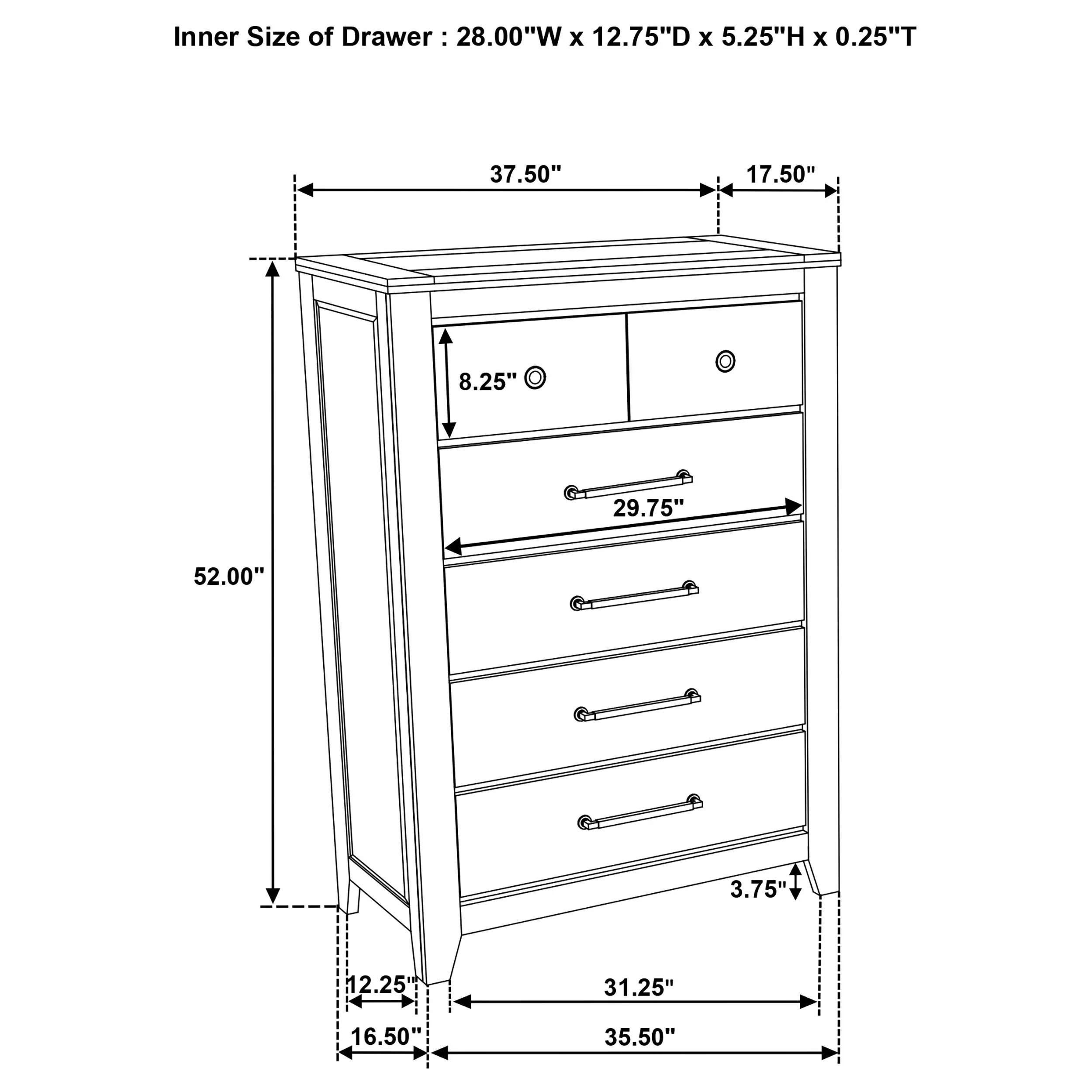 Hazlewood Vineyard Oak 5-piece Eastern King Storage Bedroom Set - Image 19