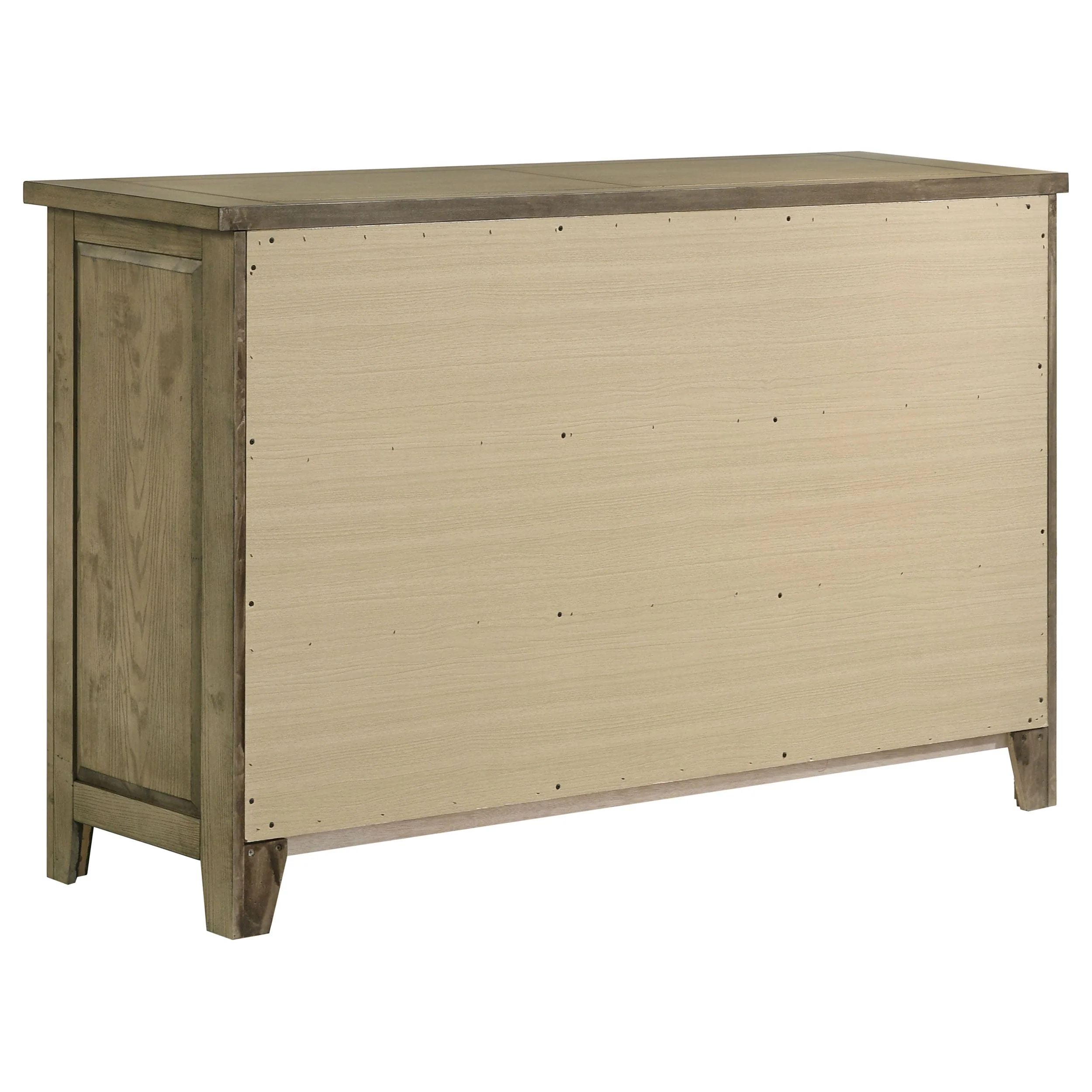 Hazlewood Vineyard Oak 6-drawer Bedroom Dresser Cabinet - Image 6